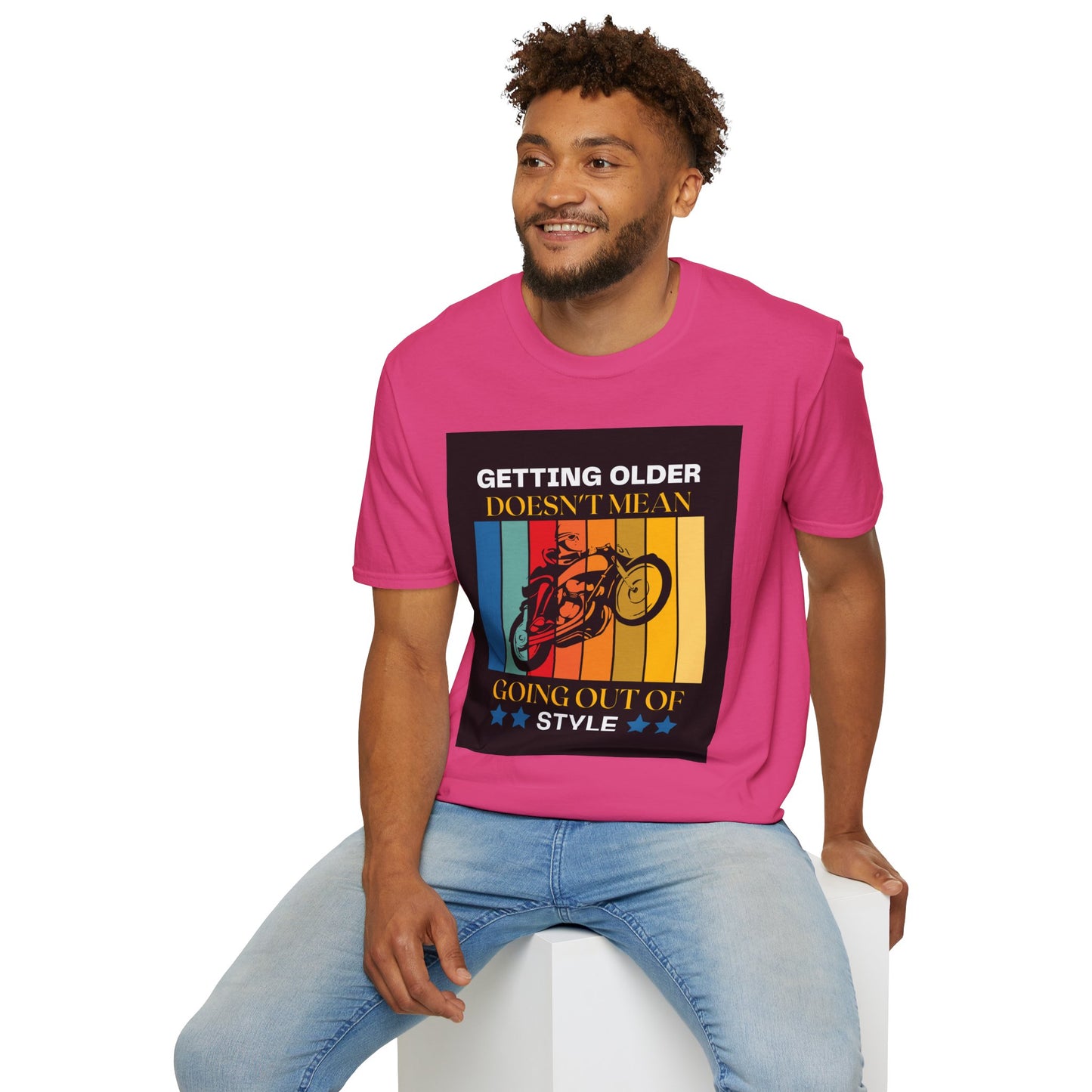 Vintage Motorcycle T-Shirt - Fun Gift for Bikers, Birthday, Unisex Apparel, Casual Wear, Fashion Statement