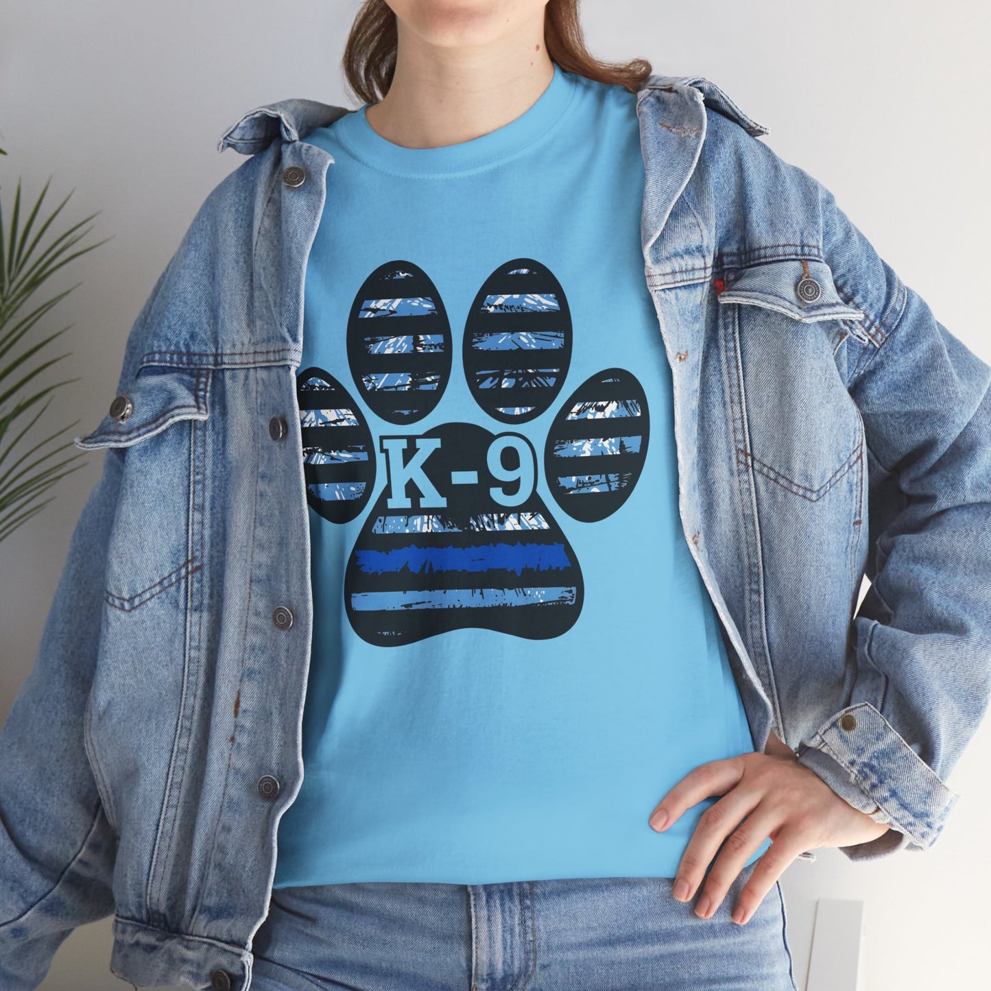 K-9 Paw Print Tee – Unisex Cotton Tee for Dog Lovers, Pet Owners, Animal Rescue Supporters