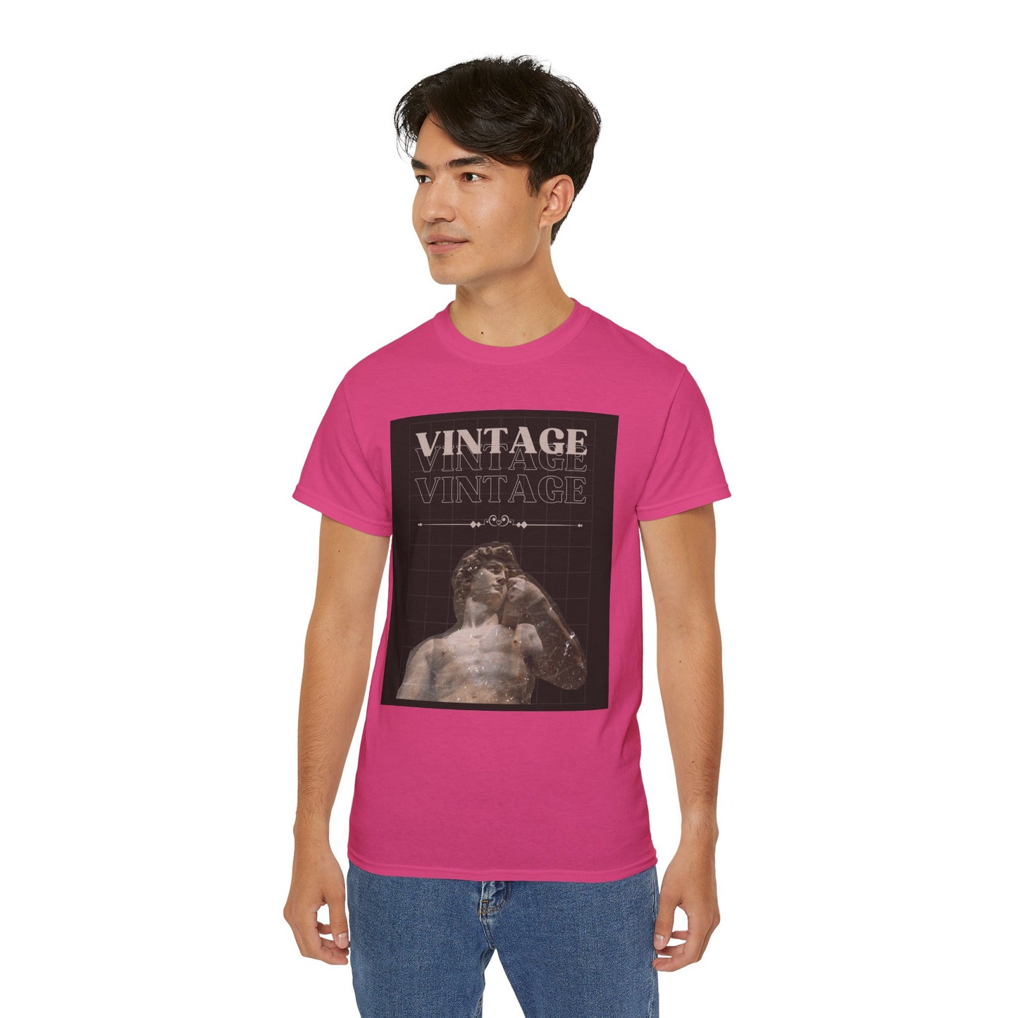 Vintage Ancient Roman Sculpture Art Unisex Tee, Retro Graphic T-Shirt, Casual Wear, Gift for Art Lovers, Unique Vintage Style Tee