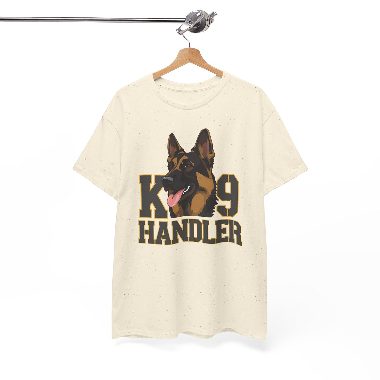 German Shepherd K9 Handler Tee, Perfect for Dog Lovers, Gift for Pet Owners, Unisex Cotton T-Shirt