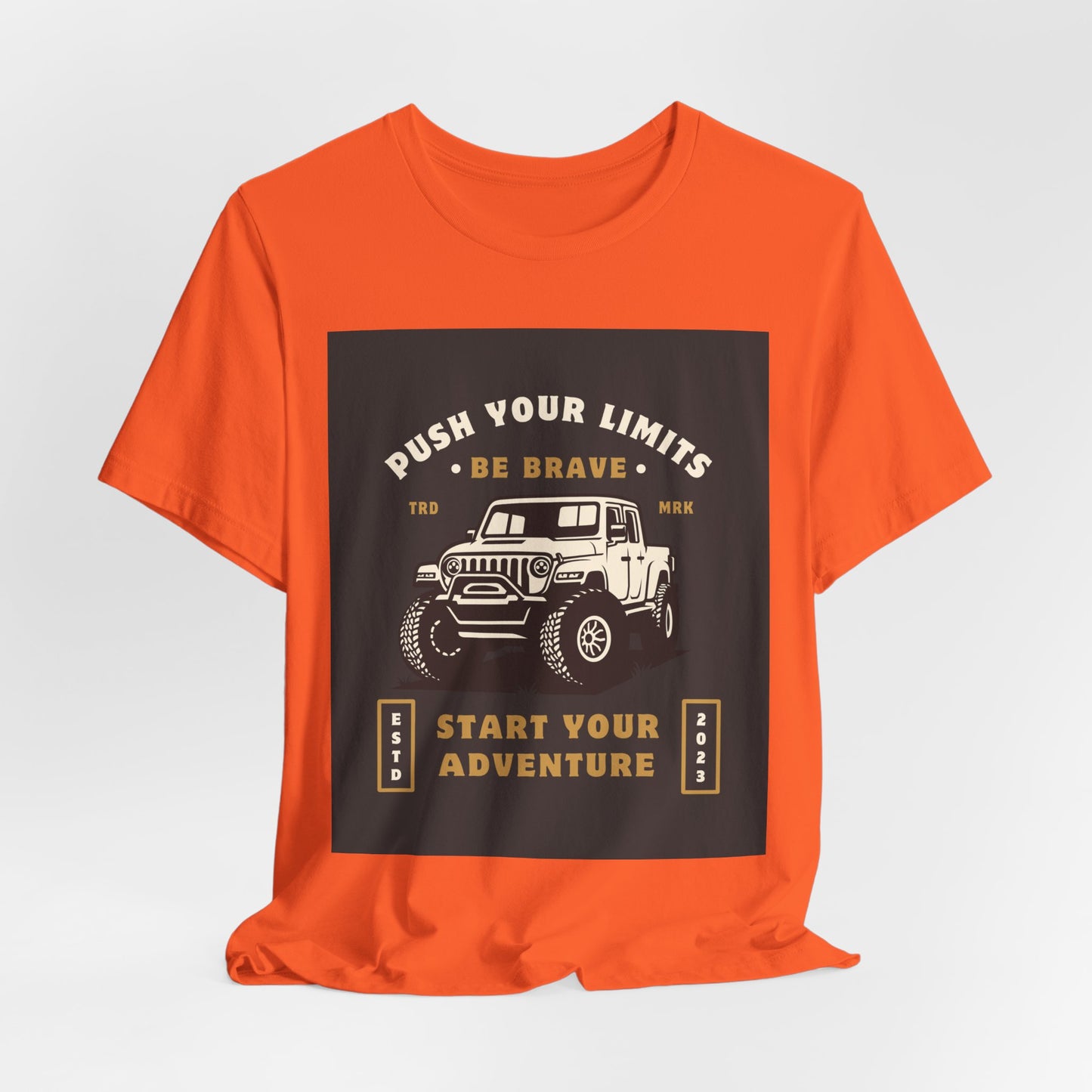 Push Your Limits Adventure-Inspiring Unisex Jersey Tee, Outdoor Shirt, Motivational T-Shirt, Gift for Adventurers, Hiking Apparel, Travel Tee