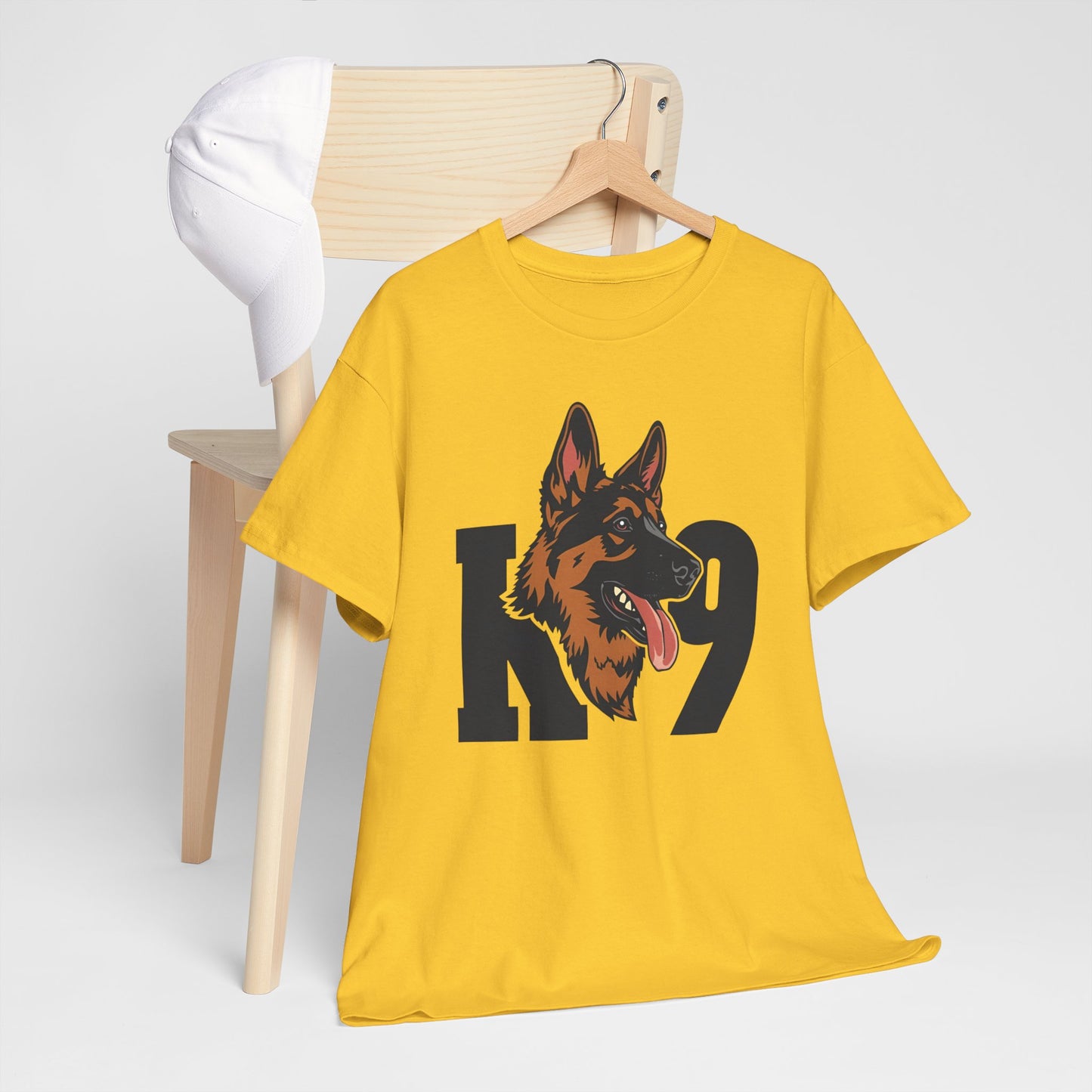 German Shepherd K9 Lover Unisex Heavy Cotton Tee | Dog Owner Gift, Dog Lover Apparel