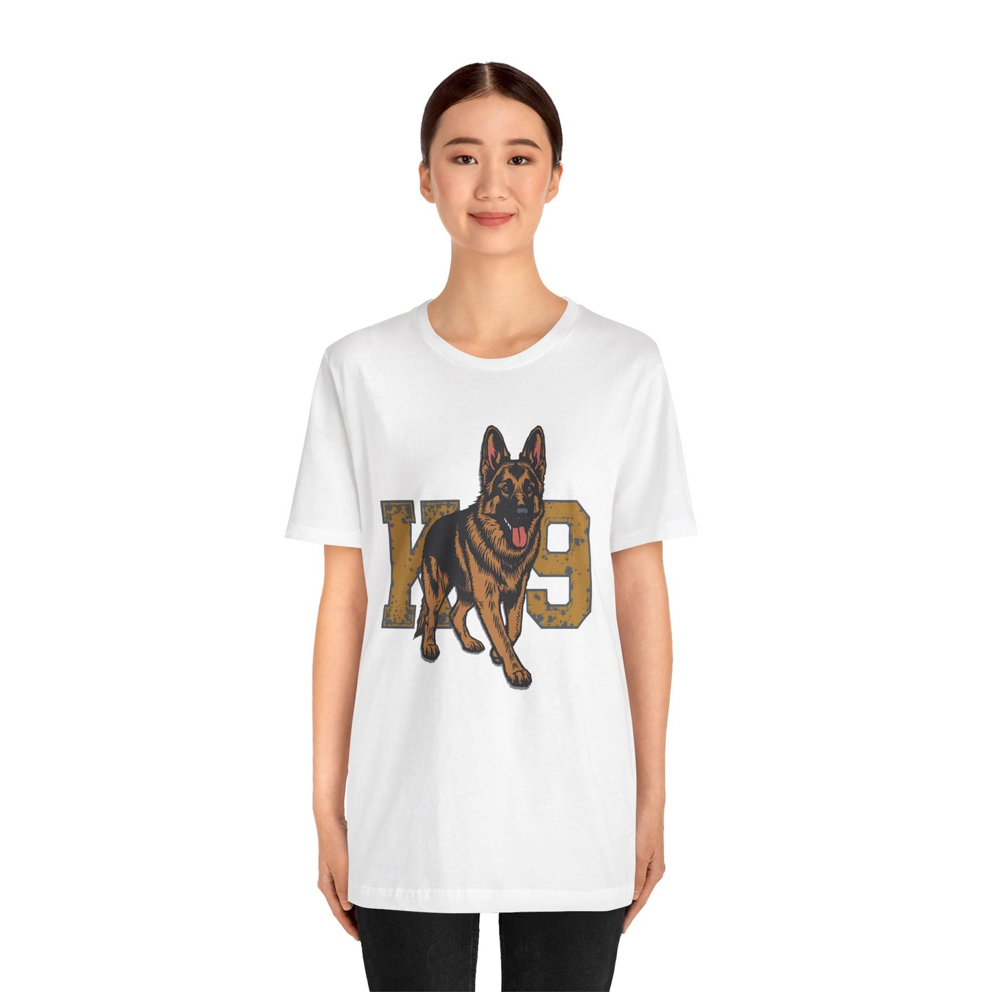 K9 Dog Lover German Shepherd Tee, Pet Owner Gift, Unisex Jersey Shirt