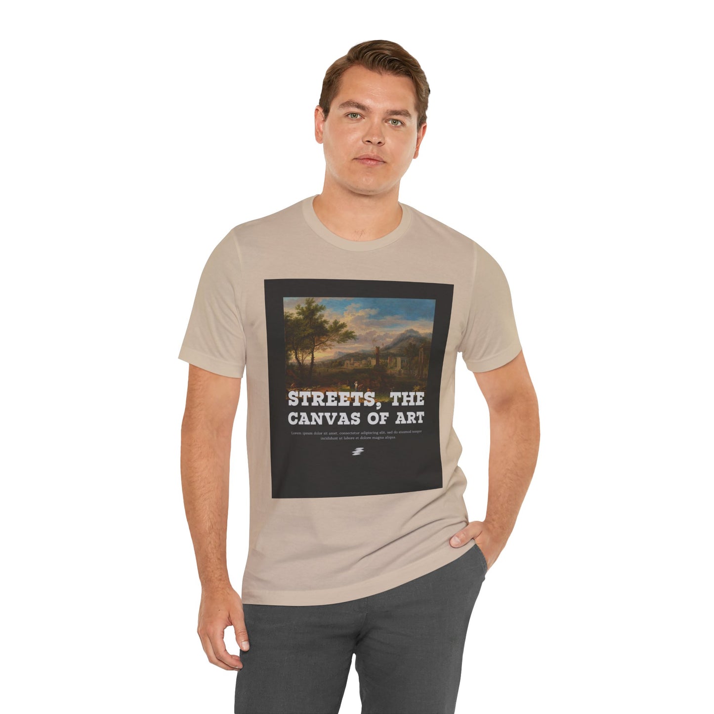 Artistic Graphic Tee - Streets, the Canvas of Art | Unisex Short Sleeve Shirt, Gift for Artists, Art Lovers, Casual Wear, Unique Gifts