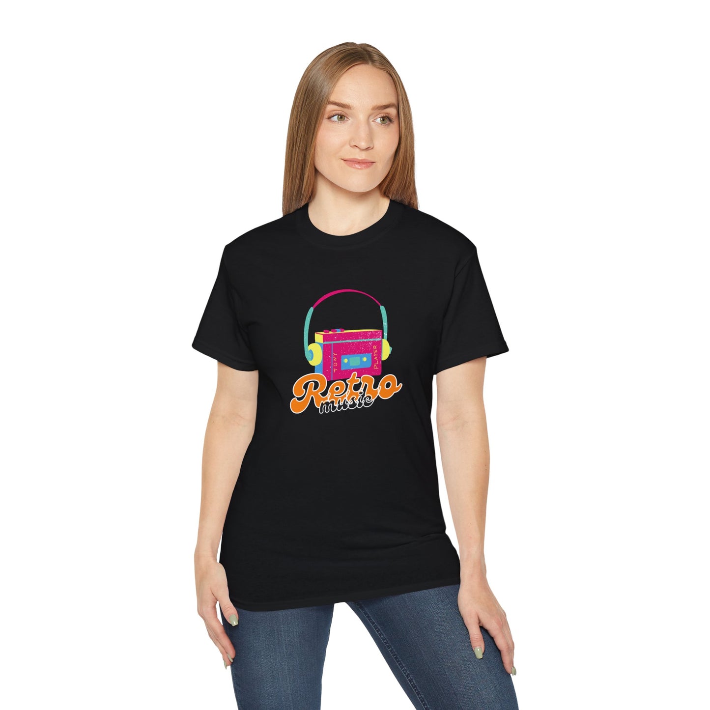 Retro Music Unisex Tee, Vintage Style Shirt, 80s Music Lover Gift, Casual Wear, Festival Outfit, Music Party T-Shirt