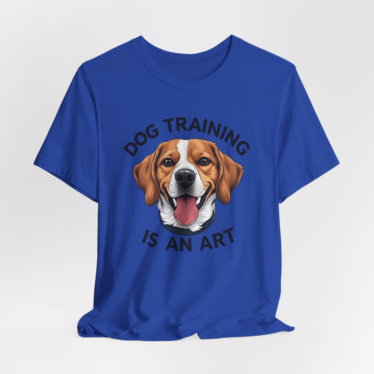 Dog Training is An Art Tee - Unisex Jersey Short Sleeve, Gift for Dog Lovers, Training T-Shirt, Dog Owner Apparel, Cute Canine Shirt