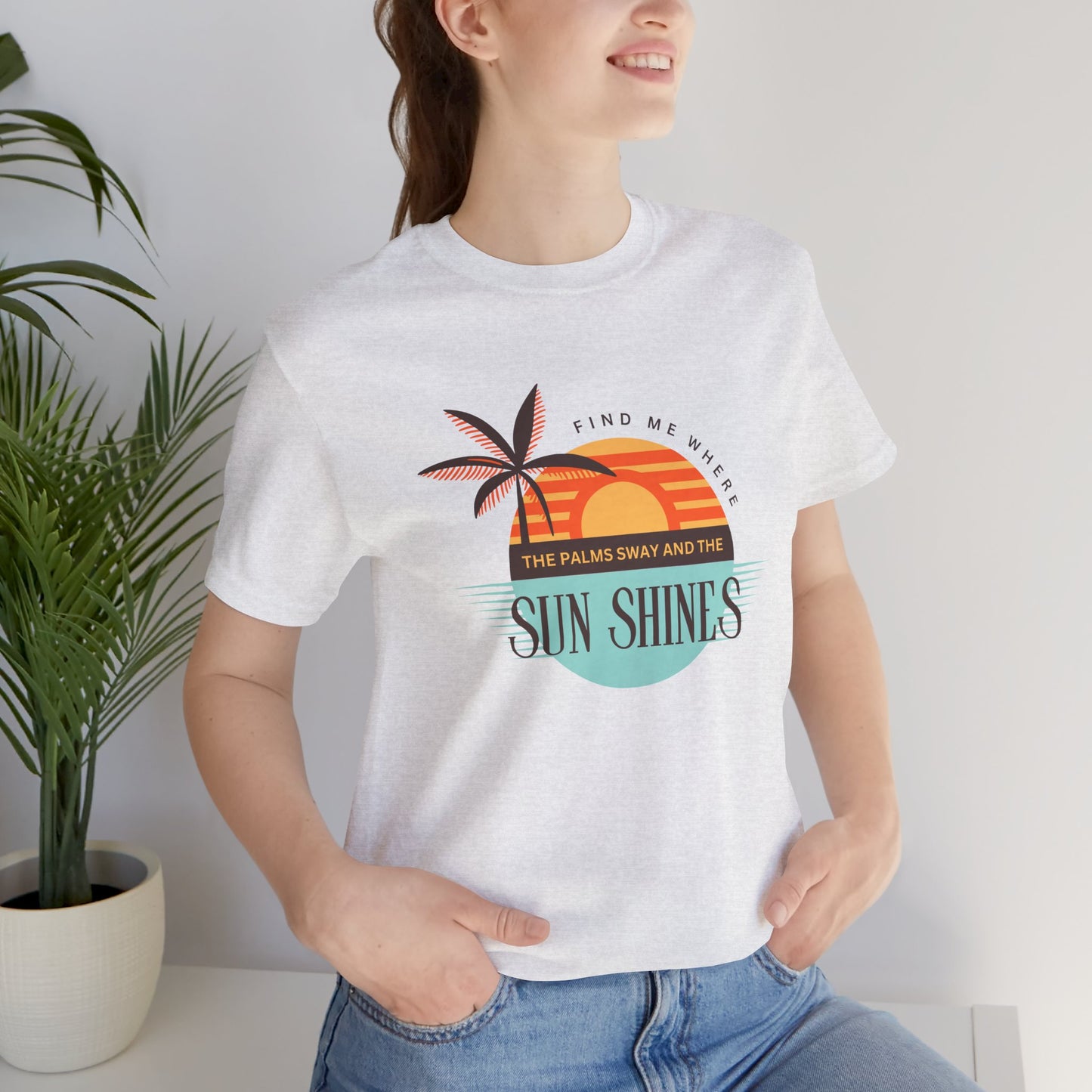 Tropical Vibes Tee - Relaxing Beach Sunset Design for Travelers and Summer Lovers, Perfect Gift for Vacations, Beach Days, and Casual Style