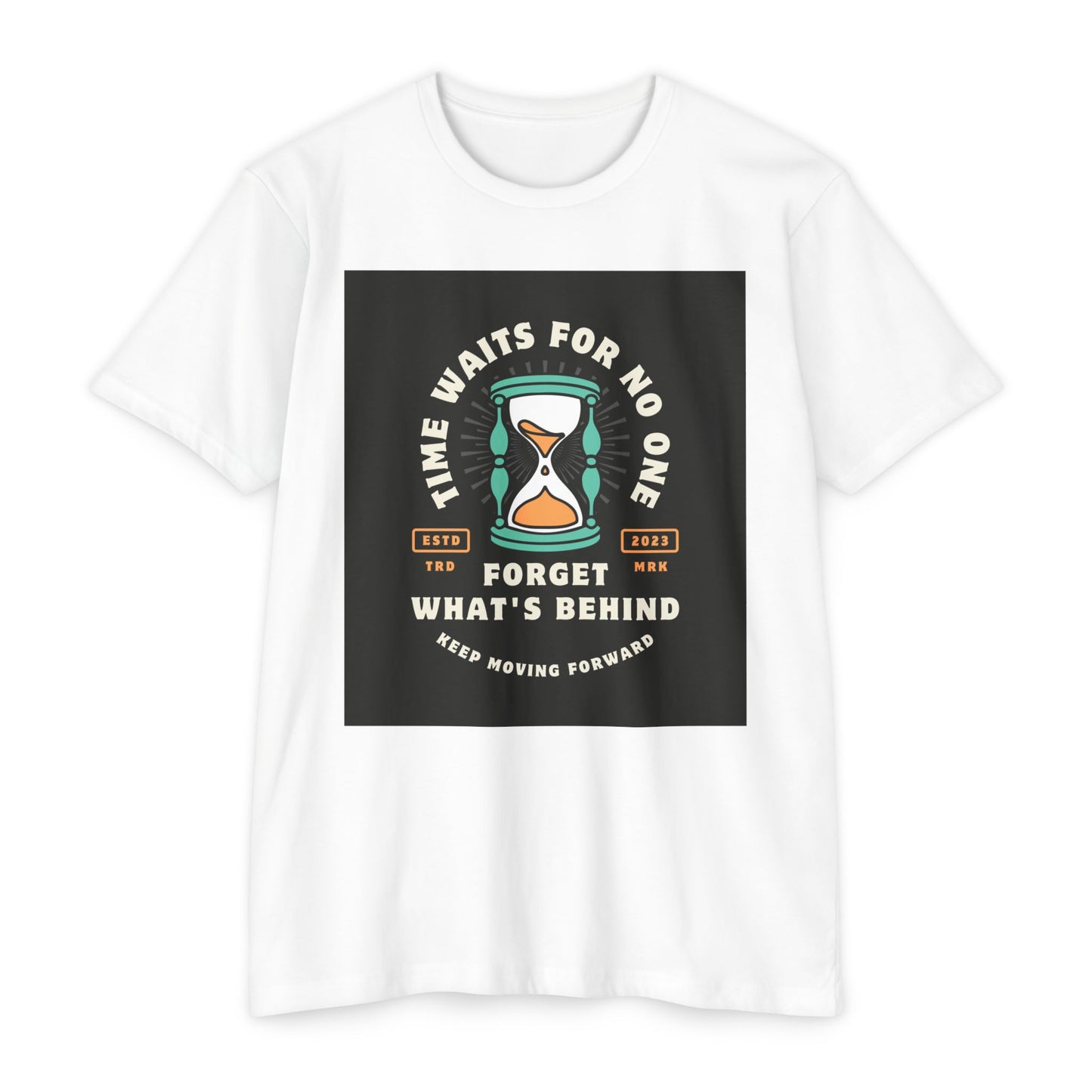 Inspirational Unisex T-Shirt: 'Time Waits for No One' - Motivational Tee, Casual Everyday Wear, Gift for Friends, Positive Message