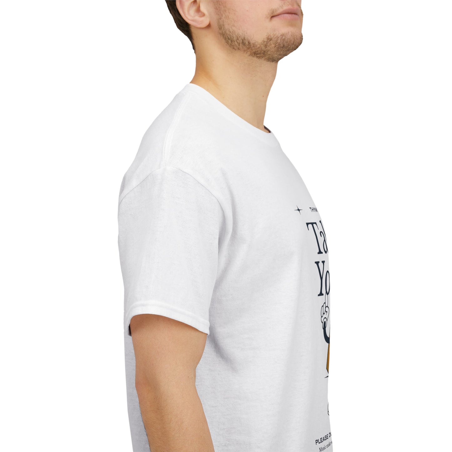 Retro Music Lover Tee - Take Me To Your Stereo, Vintage Style Shirt, Graphic T-Shirt, Unisex Cotton Top, Perfect Gift for Musicians, Summer Outfit