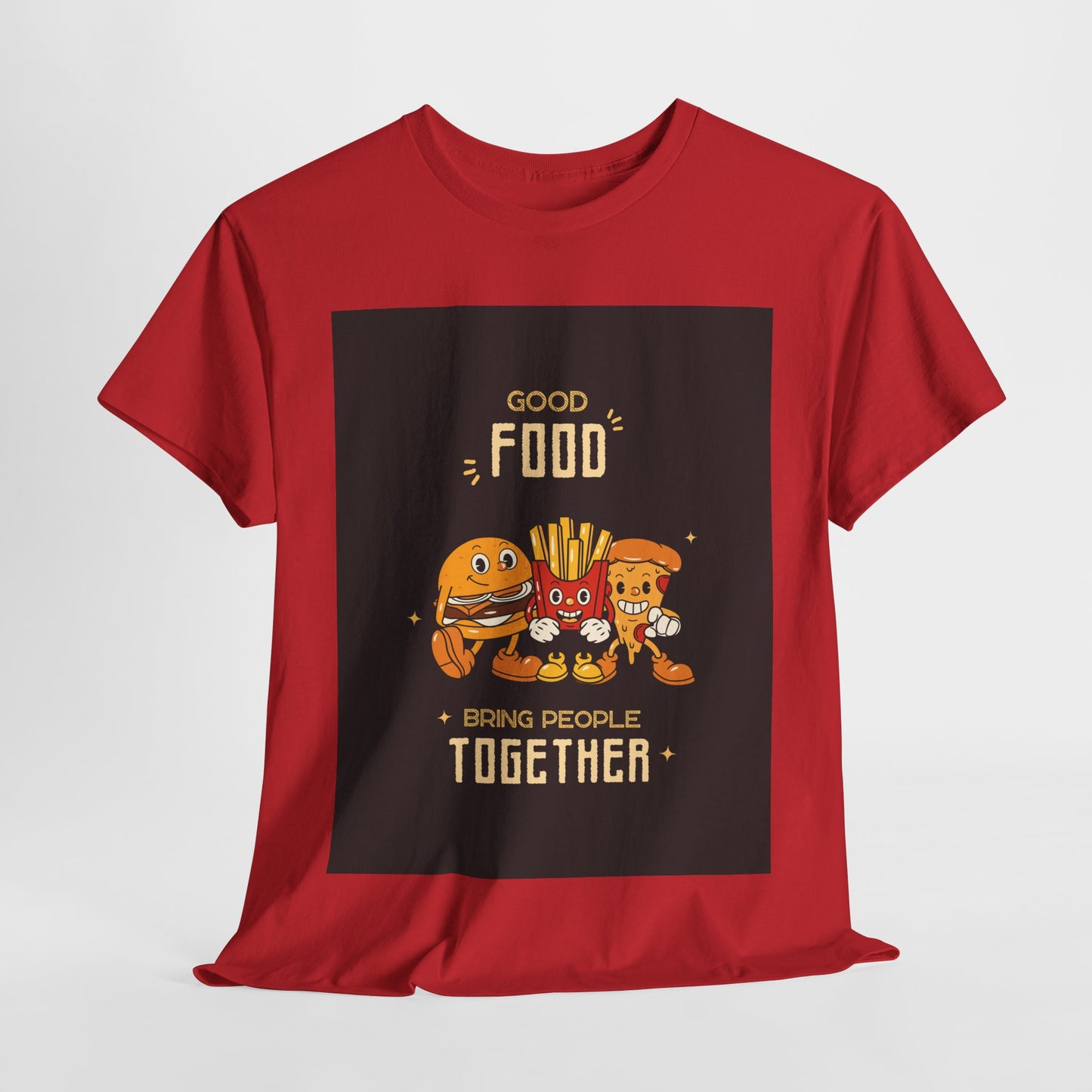 Good Food Unisex Tee | Fun Foodie Shirt, Gift for Food Lovers, Casual Wear, Kitchen Humor, BBQ Party