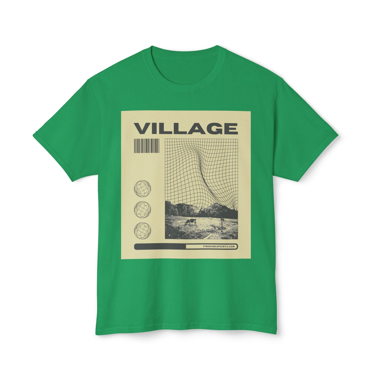 Retro Village Graphic Unisex T-Shirt | Casual Wear, Vintage Style, Gift for Travel Lovers, Graphic Tee, Statement Shirt