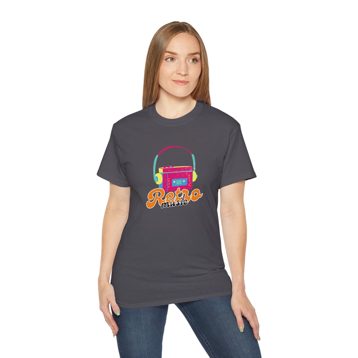 Retro Music Unisex Tee, Vintage Style Shirt, 80s Music Lover Gift, Casual Wear, Festival Outfit, Music Party T-Shirt