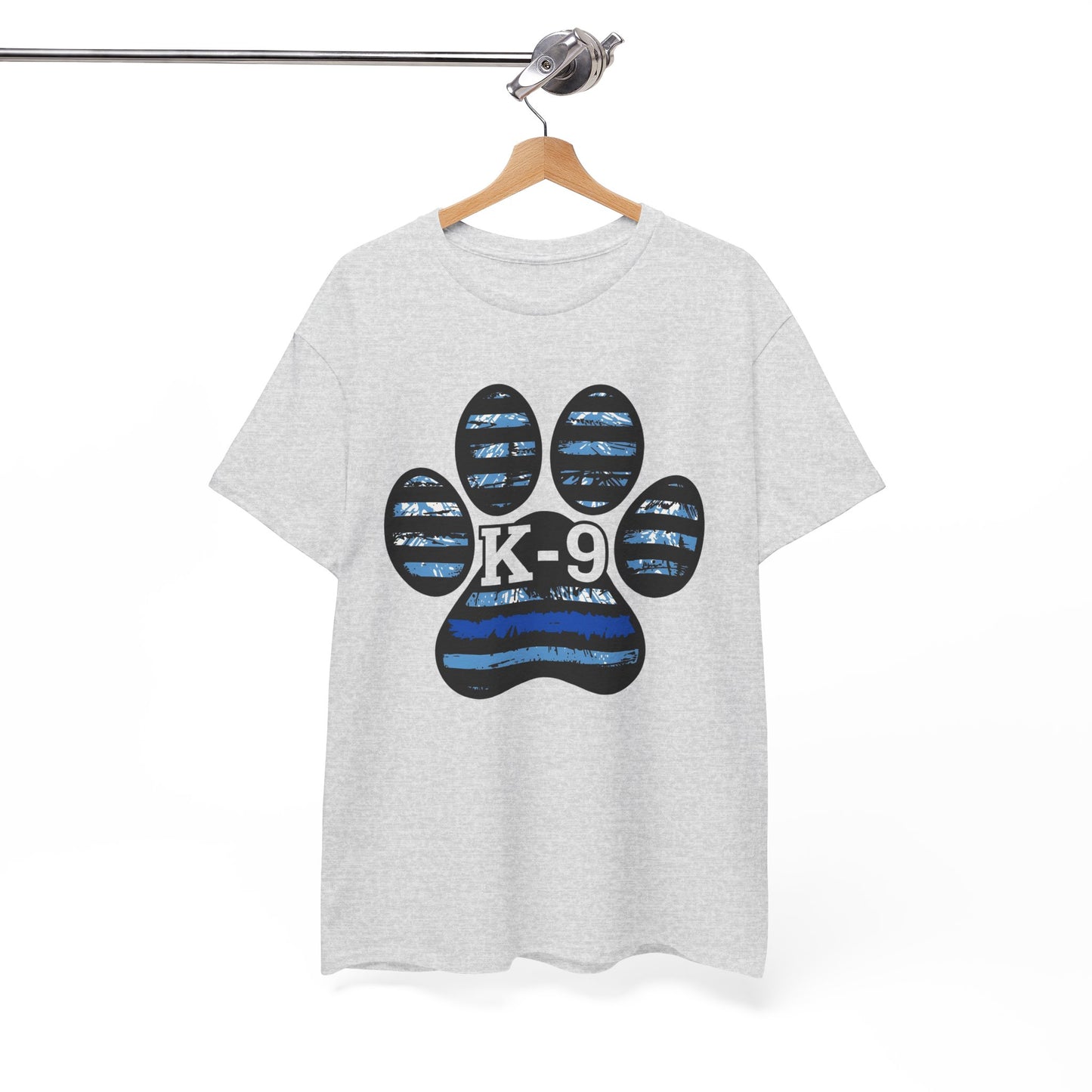 K-9 Paw Print Tee – Unisex Cotton Tee for Dog Lovers, Pet Owners, Animal Rescue Supporters