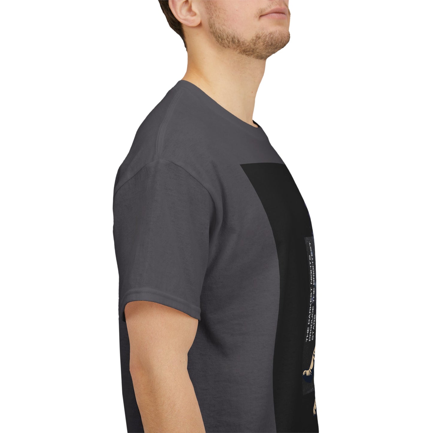 Be Brave Tee, Inspirational T-Shirt, Unisex Cotton Top, Space Graphic Shirt, Motivational Gift, Everyday Wear