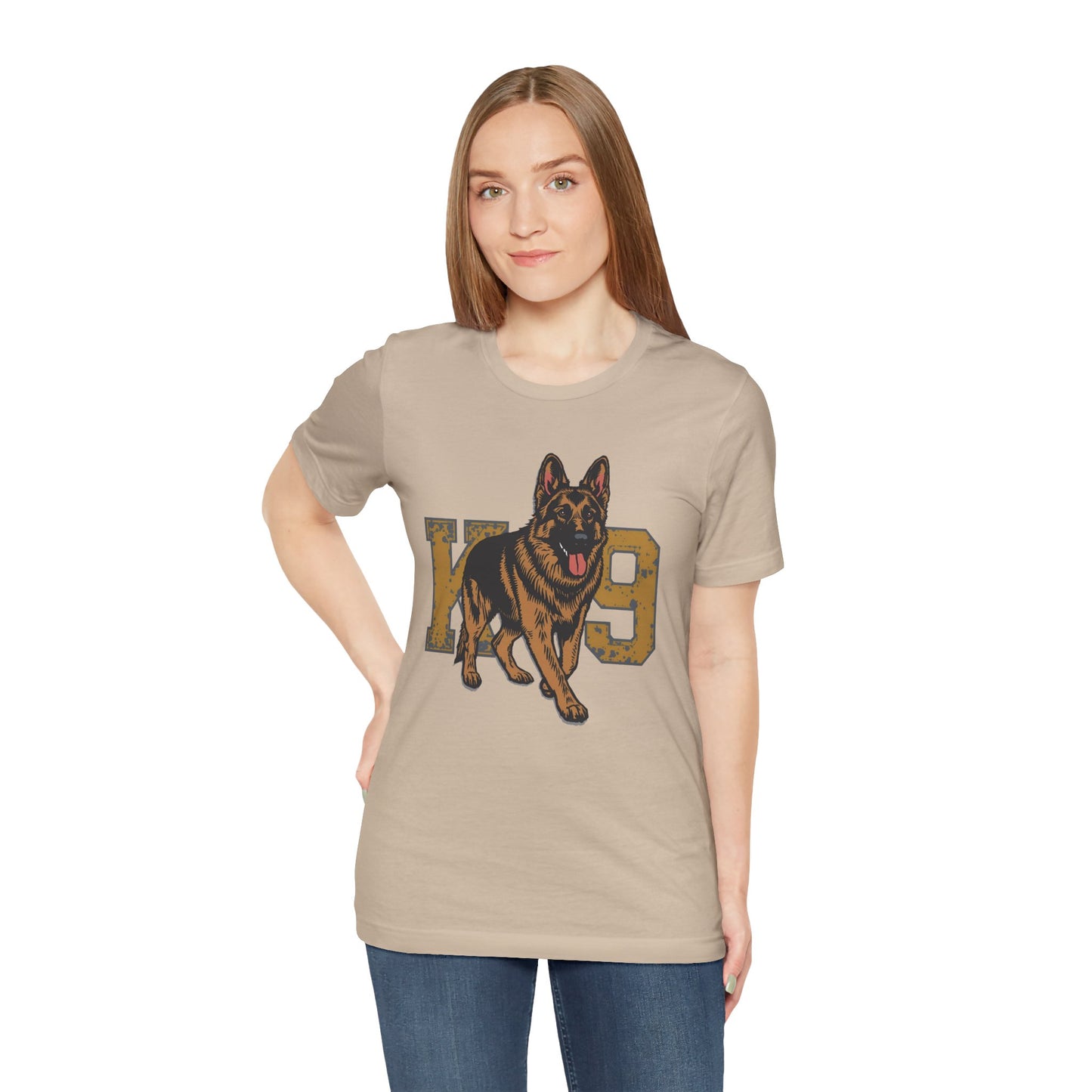 K9 Dog Lover German Shepherd Tee, Pet Owner Gift, Unisex Jersey Shirt