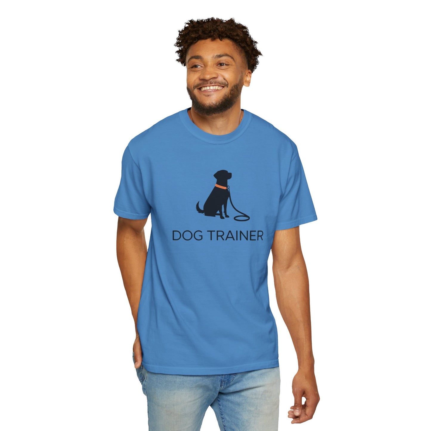 Dog Trainer T-Shirt, Black Dog, Pet Lover Gift, Animal Care Apparel, Gift for Dog Trainers