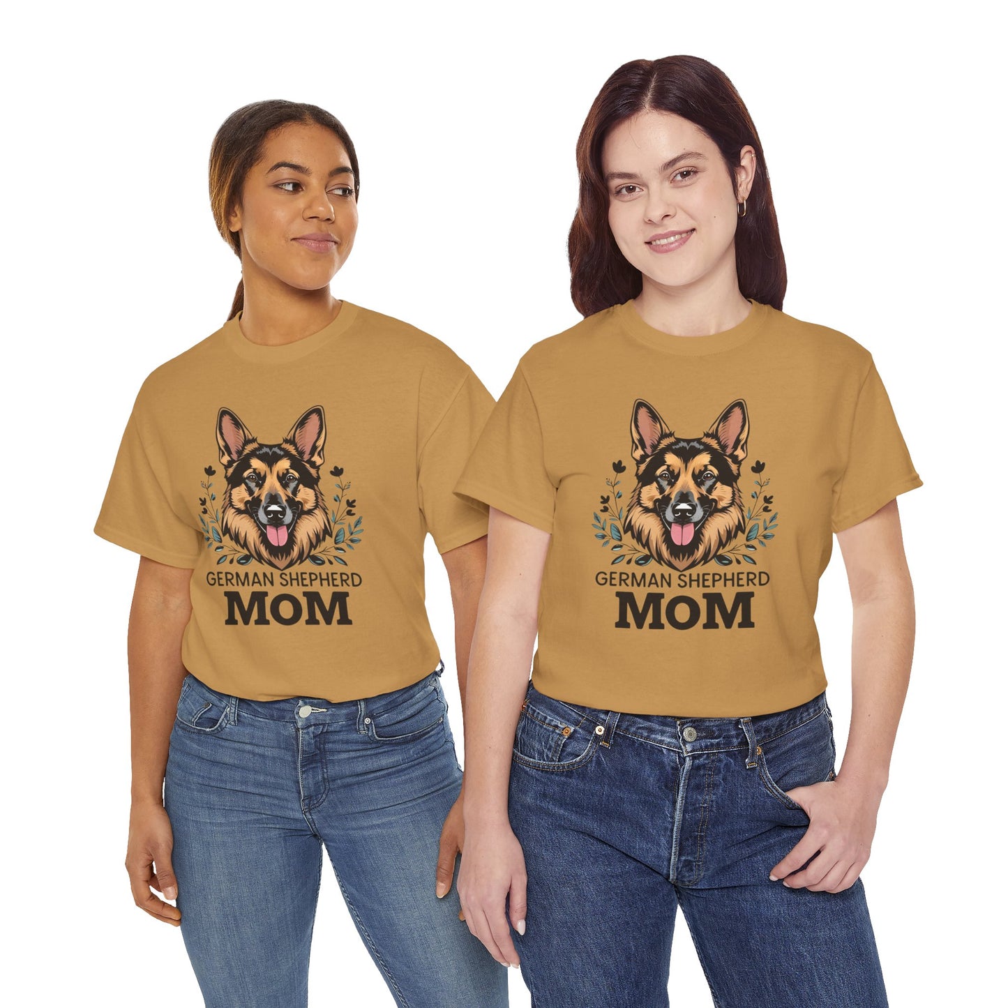 German Shepherd Mom Tee - Perfect Gift for Dog Lovers, Animal Lovers, Pet Parenthood, Birthday, Mother's Day