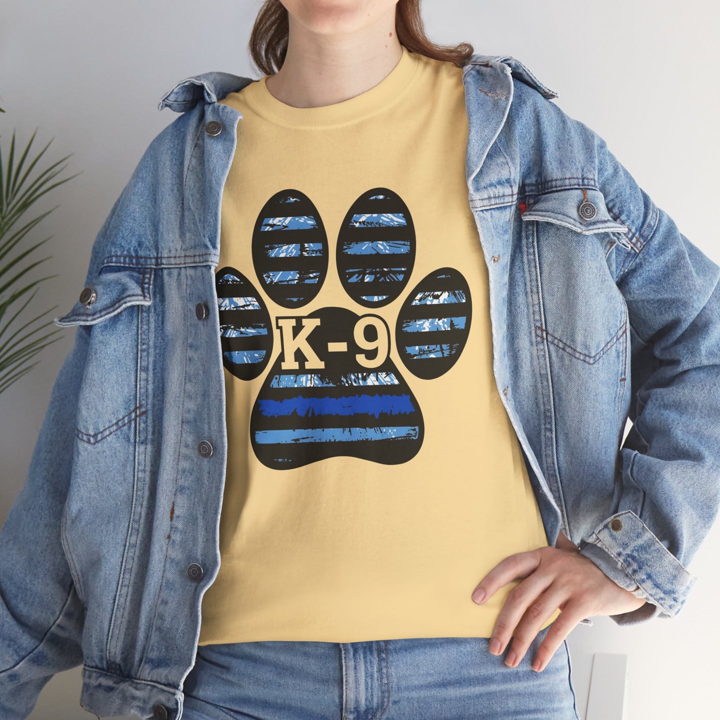 K-9 Paw Print Tee – Unisex Cotton Tee for Dog Lovers, Pet Owners, Animal Rescue Supporters