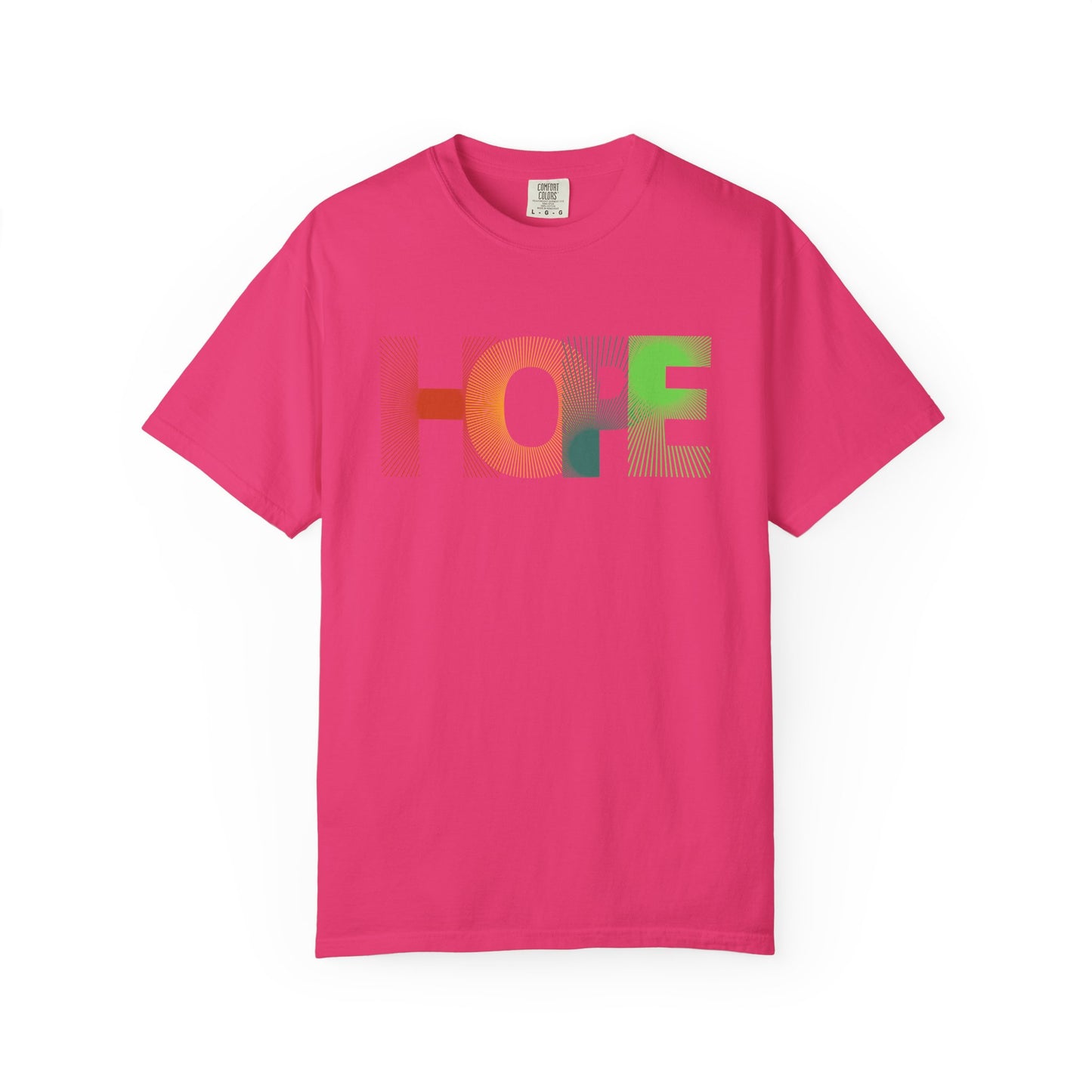 Hope Graphic Unisex T-Shirt - Colorful Inspirational Tee, Gift for Hope Enthusiasts, Casual Wear, Positive Vibes, Eco-Friendly Apparel