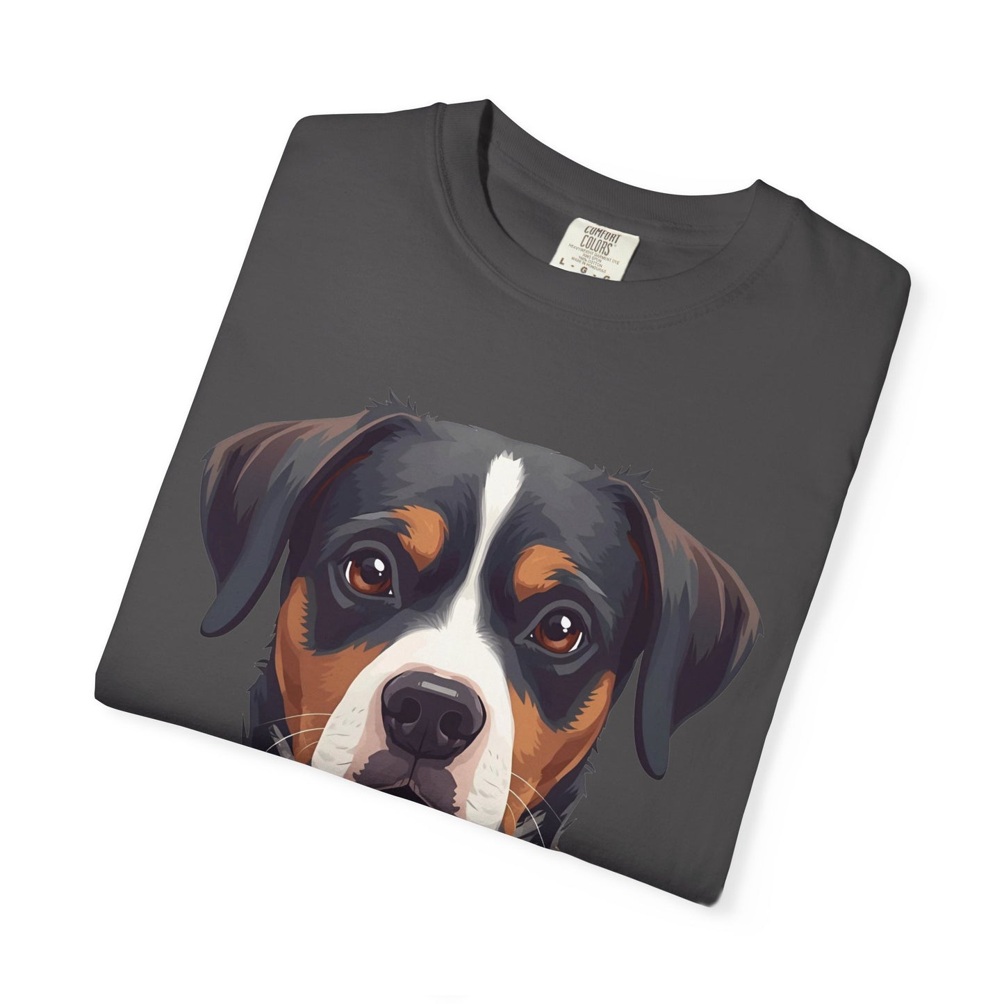 Unisex Tricolor Dog's 3D Design T-Shirt, Gift for Dog Owners, Animal Lover Apparel