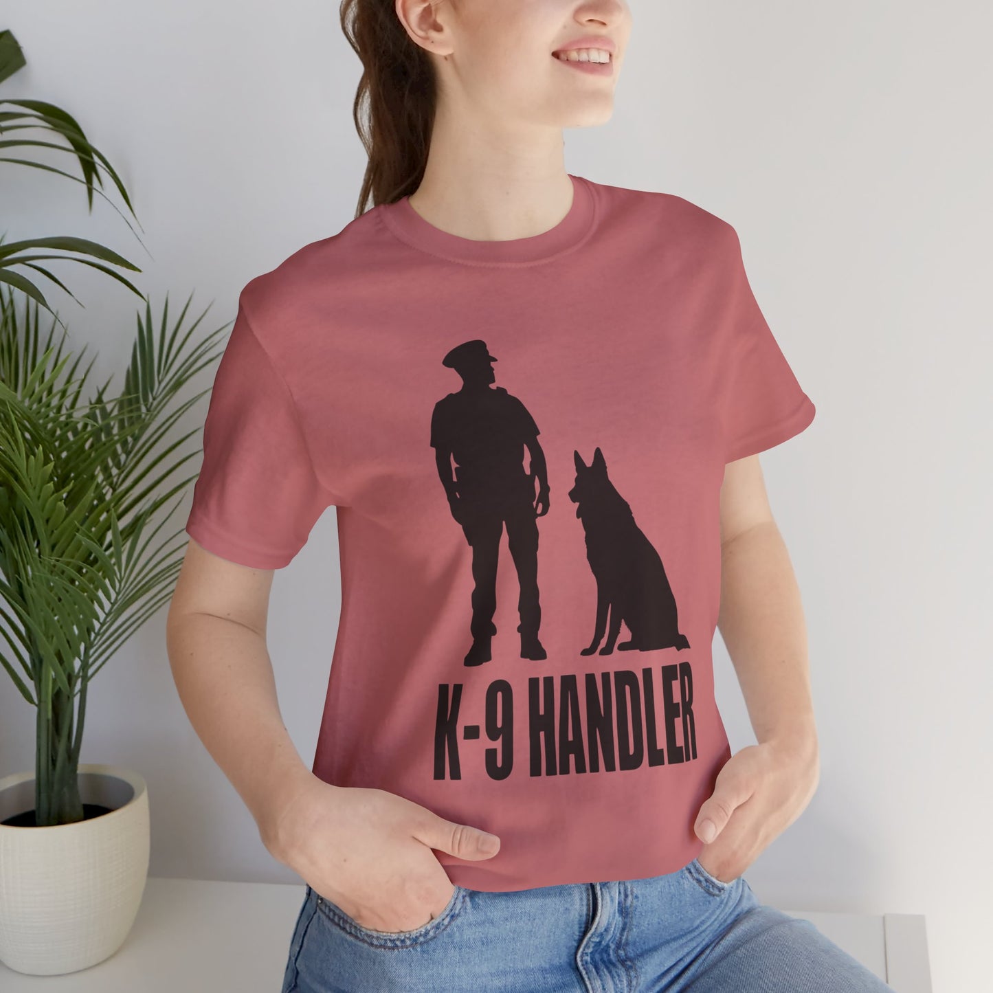 K9 Handler Unisex Tee, Dog Lover Gift, Pet Handler Shirt, Animal Advocate Apparel, Canine Enthusiast Top, Training Gear