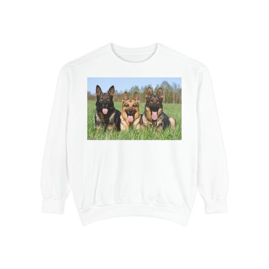 German Shepherd Friends Sweatshirt - Cozy Unisex Apparel for Dog Lovers