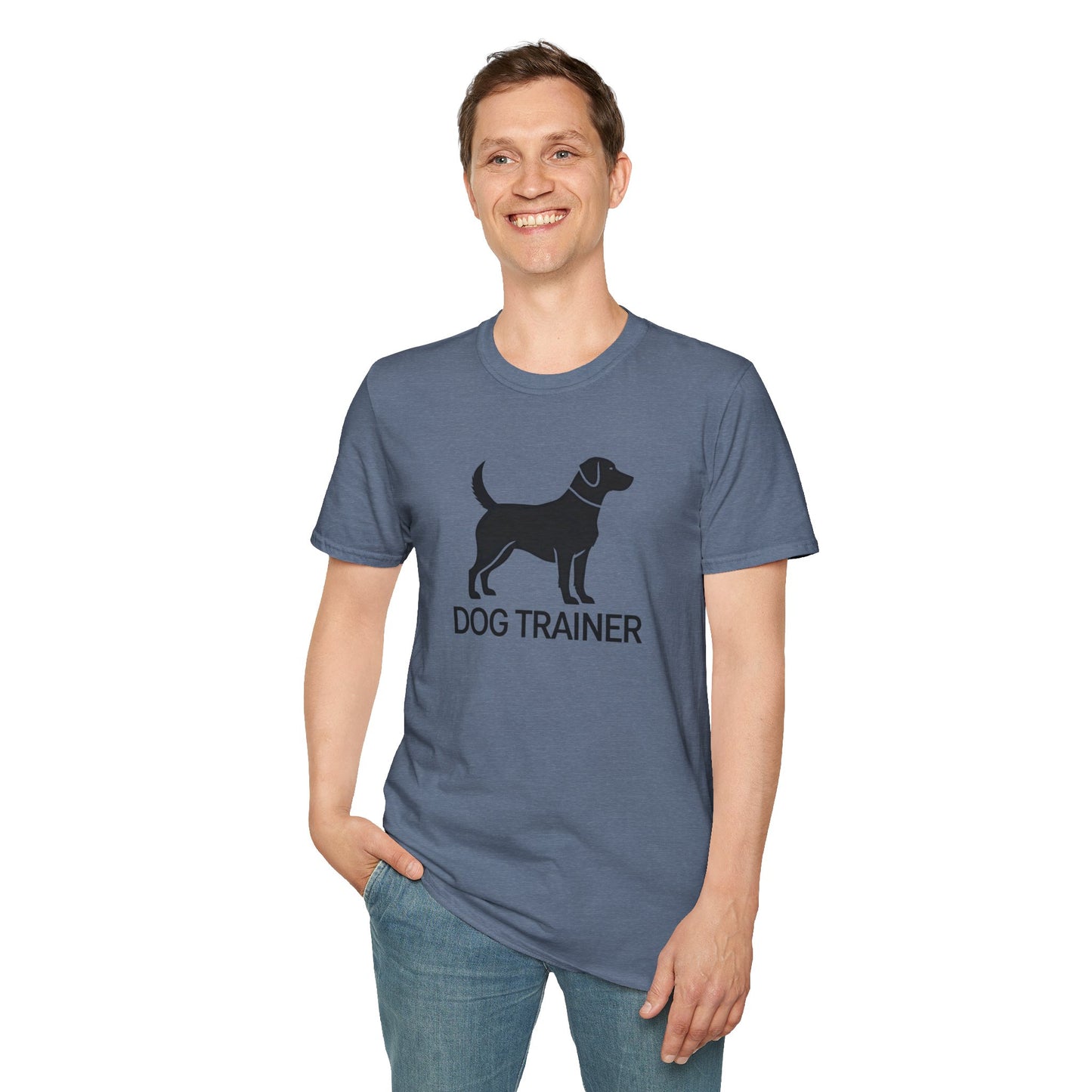 Dog Trainer Unisex Softstyle T-Shirt | Casual Pet Lover Tee, Gifts for Dog Trainers, Dog Lover Apparel