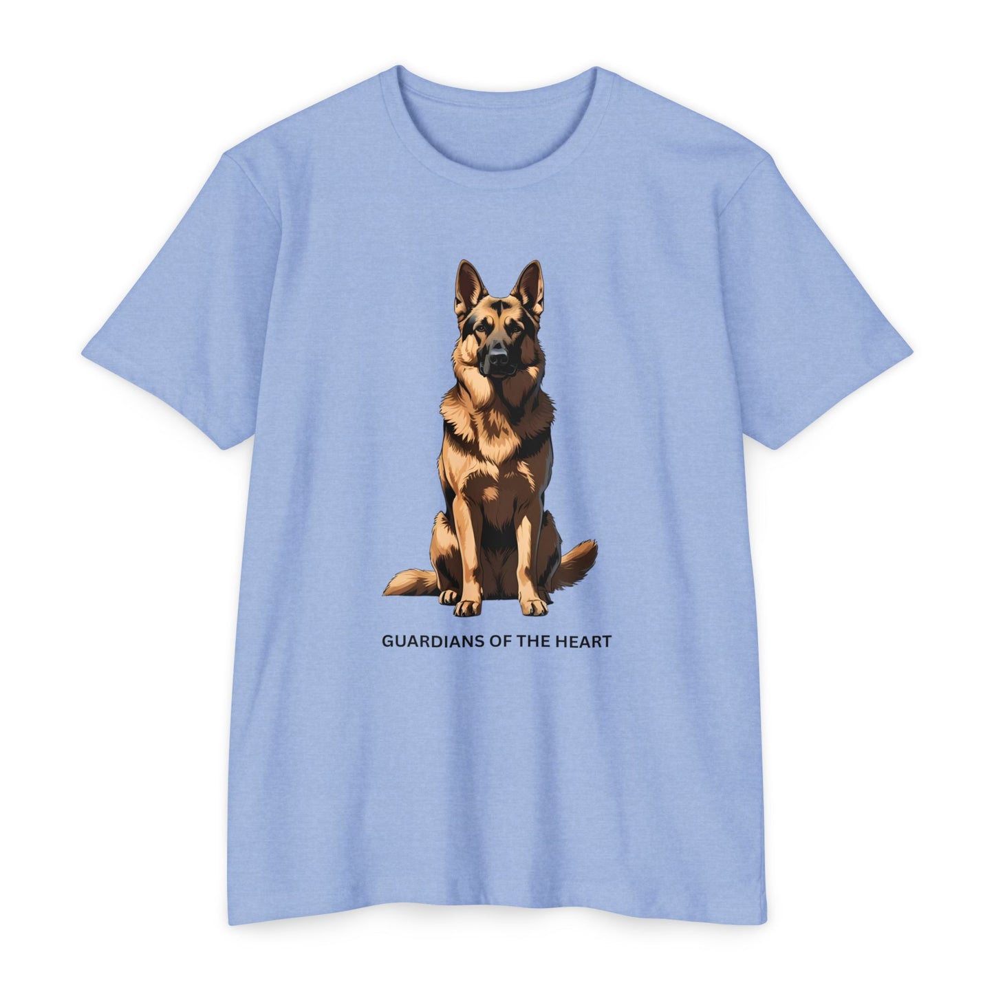 Guardians of the Heart German Shepherd T-Shirt, Unisex Dog Lover Tee, Gift for Pet Lovers, Casual Everyday Wear