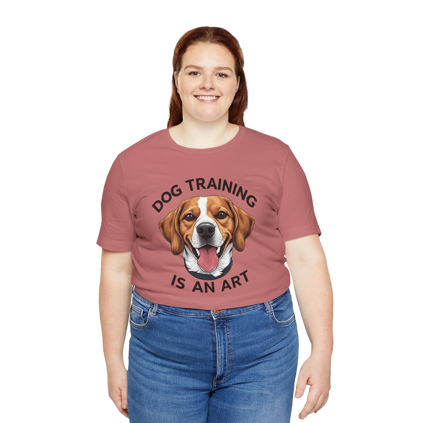Dog Training is An Art Tee - Unisex Jersey Short Sleeve, Gift for Dog Lovers, Training T-Shirt, Dog Owner Apparel, Cute Canine Shirt