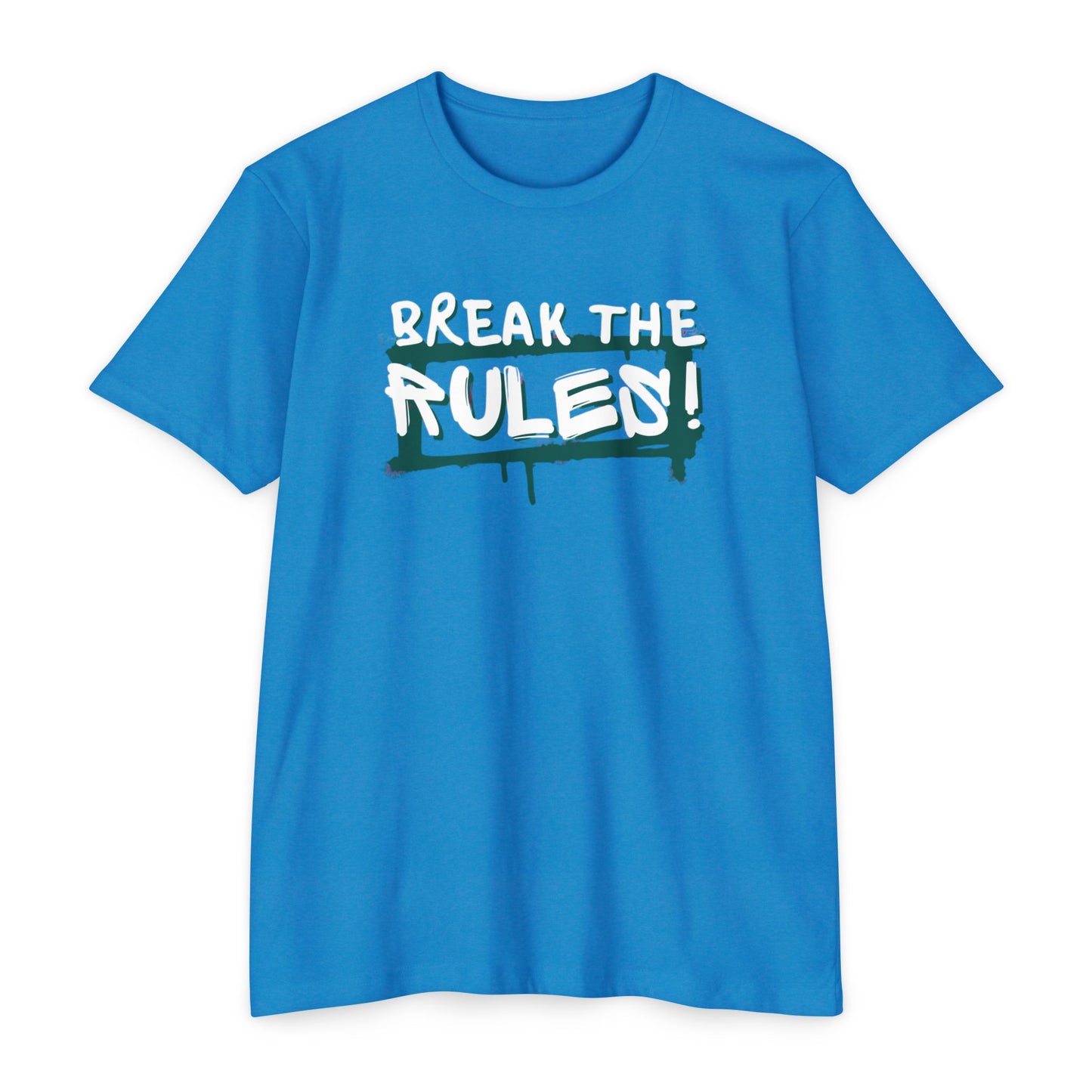 Break the Rules Graphic Tee, Unisex T-Shirt for Trendsetters, Casual Everyday Wear, Gift for Teens, Fun Statement Shirt