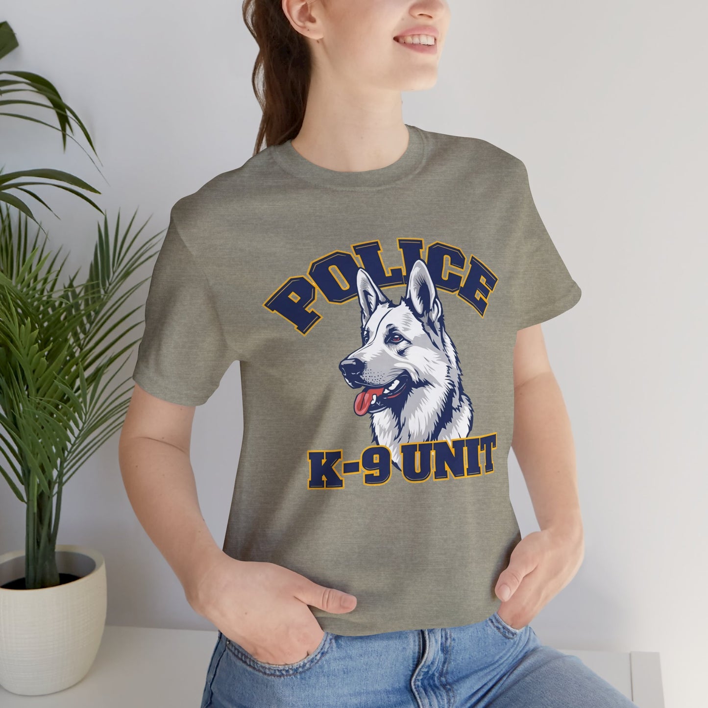 German Shepherd K-9 Unit Police Tee - Perfect for Dog Lovers, Police Fans