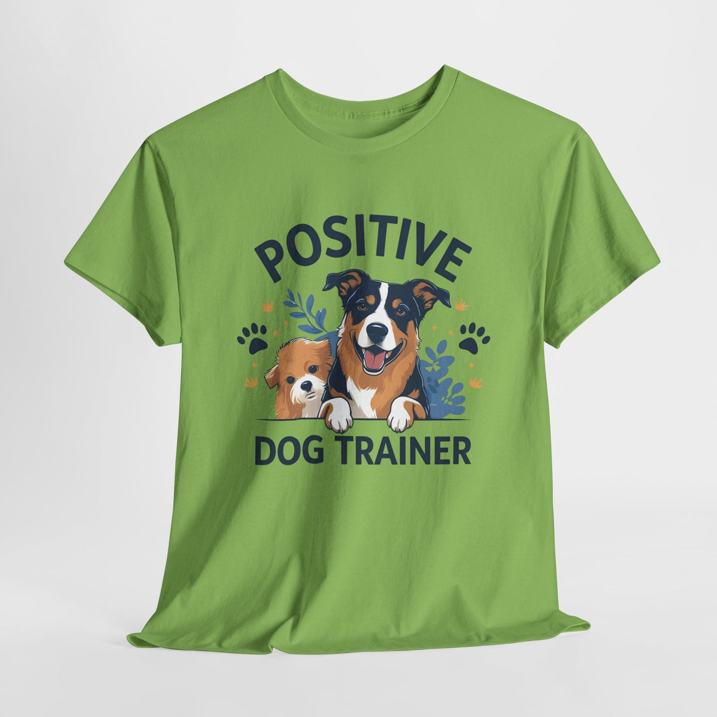 Positive Dog Trainer Tee, Dog Lover Gift, Unisex Cotton T-Shirt, Pet Training Apparel, Animal Care, Casual Dog Shirt