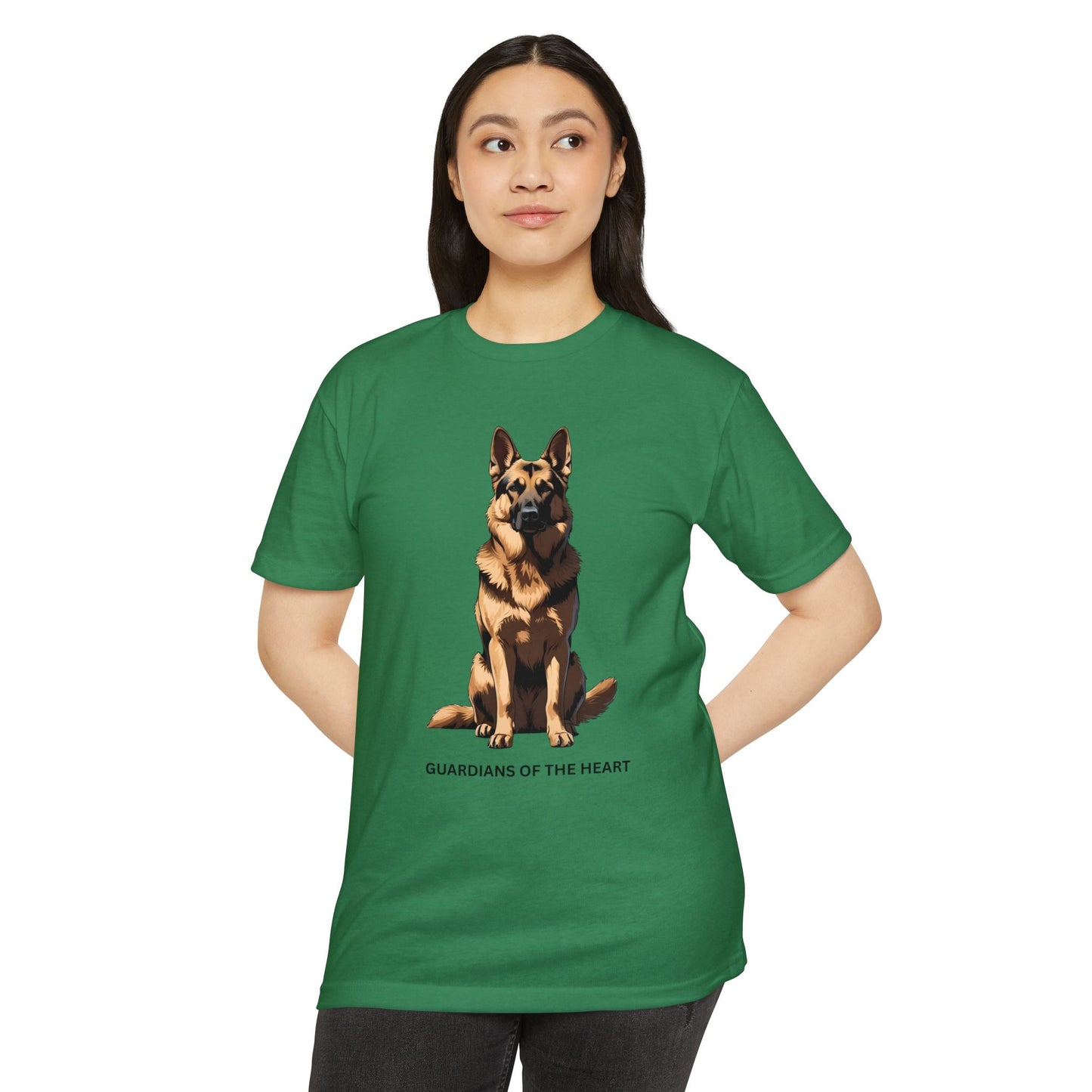 Guardians of the Heart German Shepherd T-Shirt, Unisex Dog Lover Tee, Gift for Pet Lovers, Casual Everyday Wear