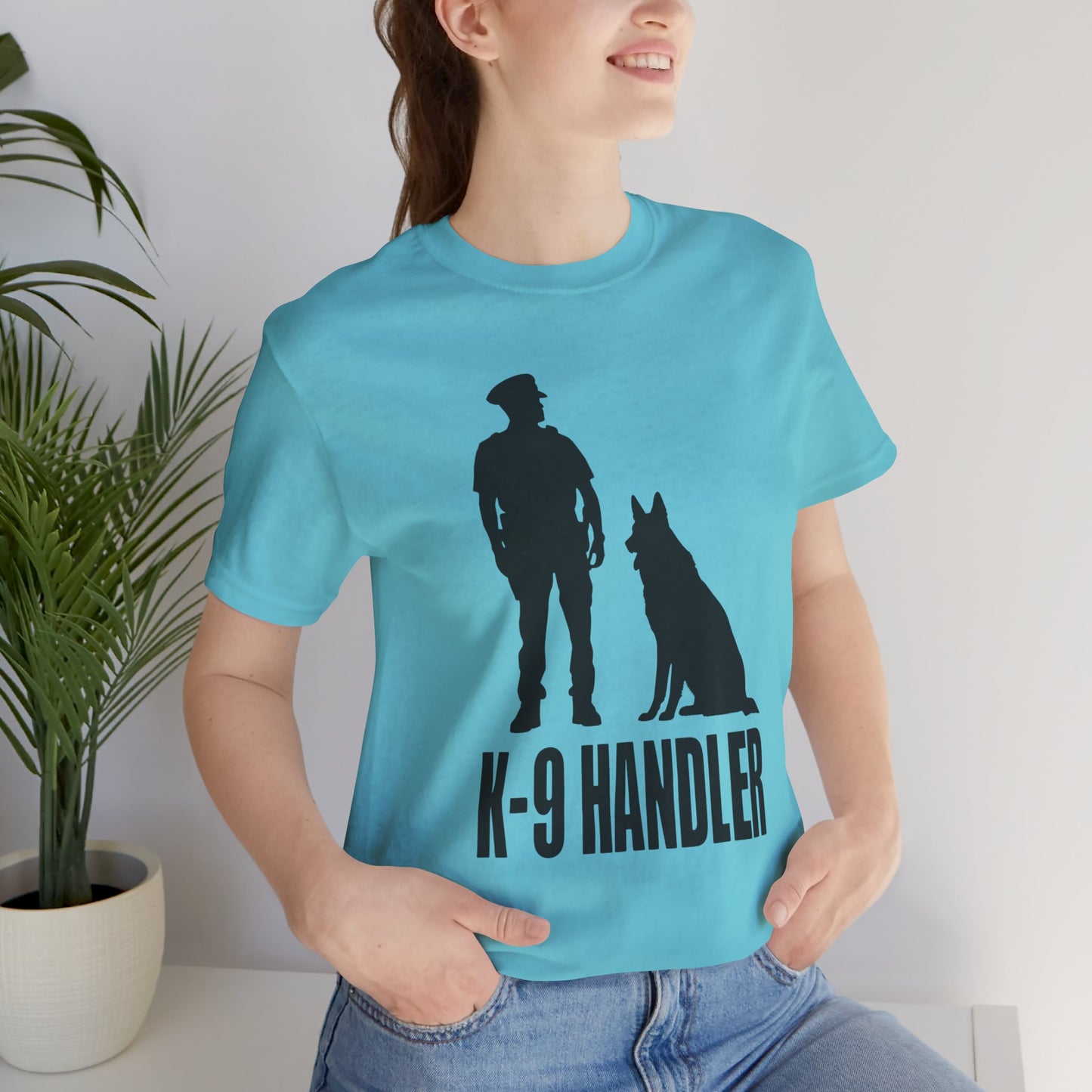 K9 Handler Unisex Tee, Dog Lover Gift, Pet Handler Shirt, Animal Advocate Apparel, Canine Enthusiast Top, Training Gear