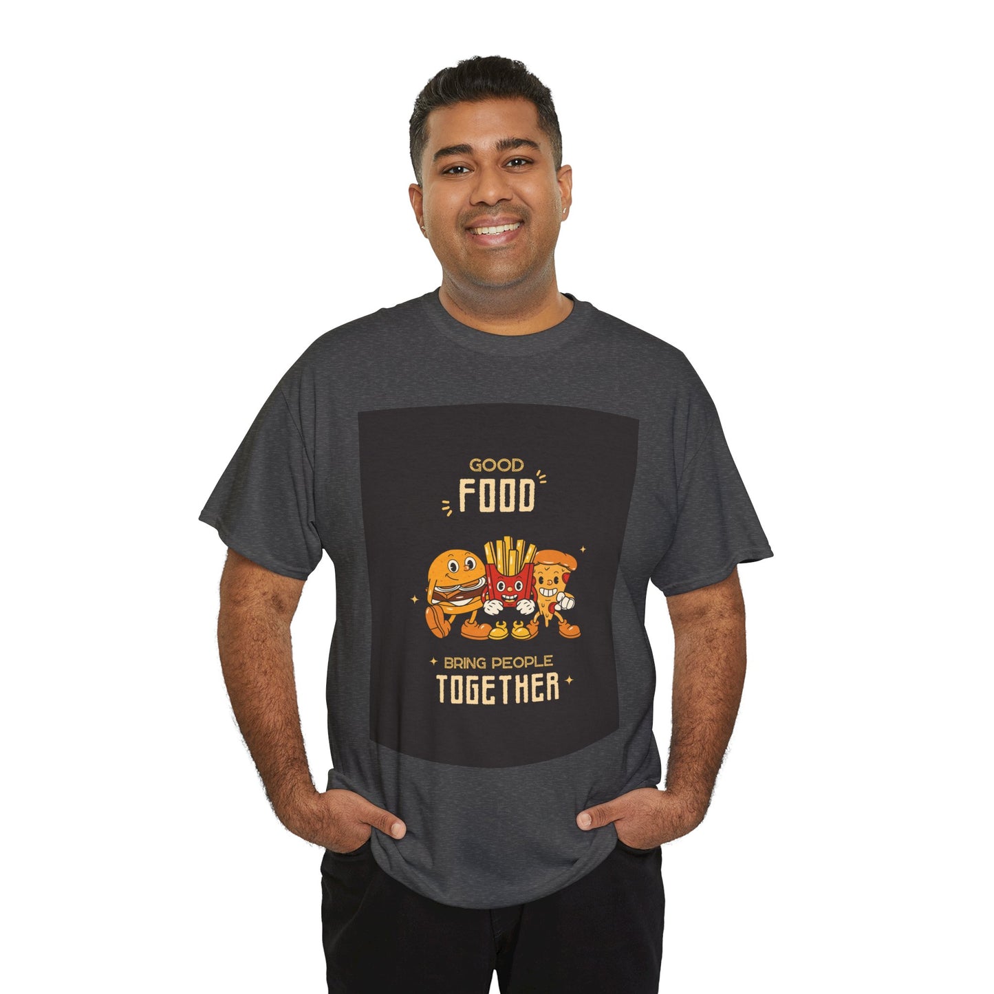 Good Food Unisex Tee | Fun Foodie Shirt, Gift for Food Lovers, Casual Wear, Kitchen Humor, BBQ Party