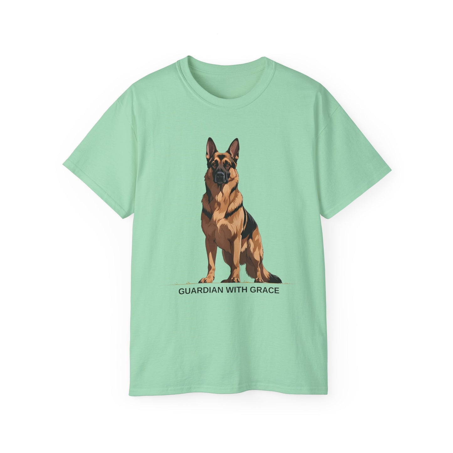 German Shepherd Guardian Tee - Unisex Ultra Cotton Shirt, Dog Lover Gift, Animal Spirit Apparel, Pet Memorial, Birthday Tee, Casual Wear