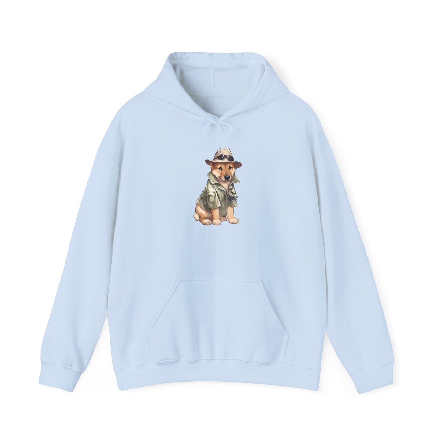 Cute Dog Explorer Hoodie - Unisex Heavy Blend™ Sweatshirt