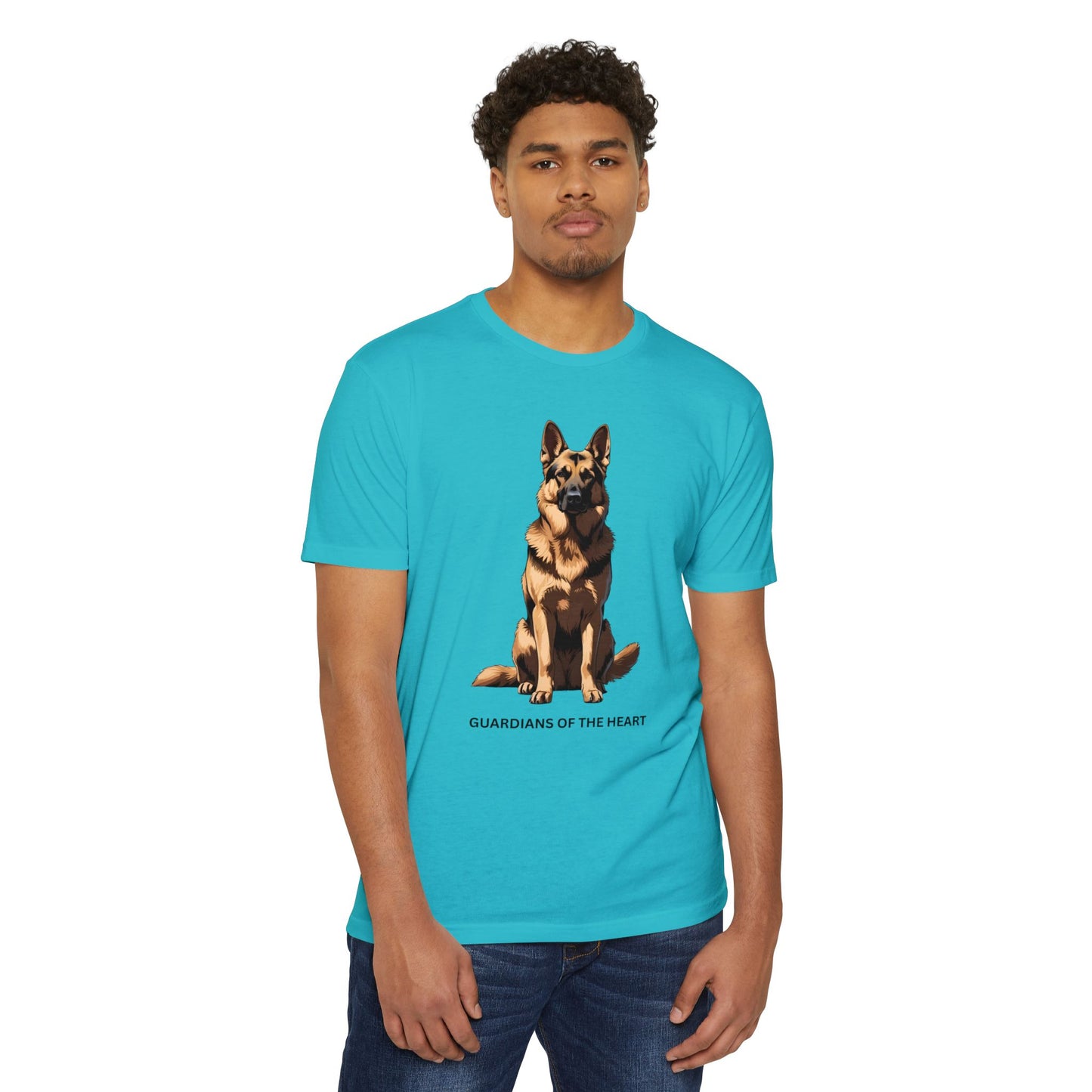 Guardians of the Heart German Shepherd T-Shirt, Unisex Dog Lover Tee, Gift for Pet Lovers, Casual Everyday Wear