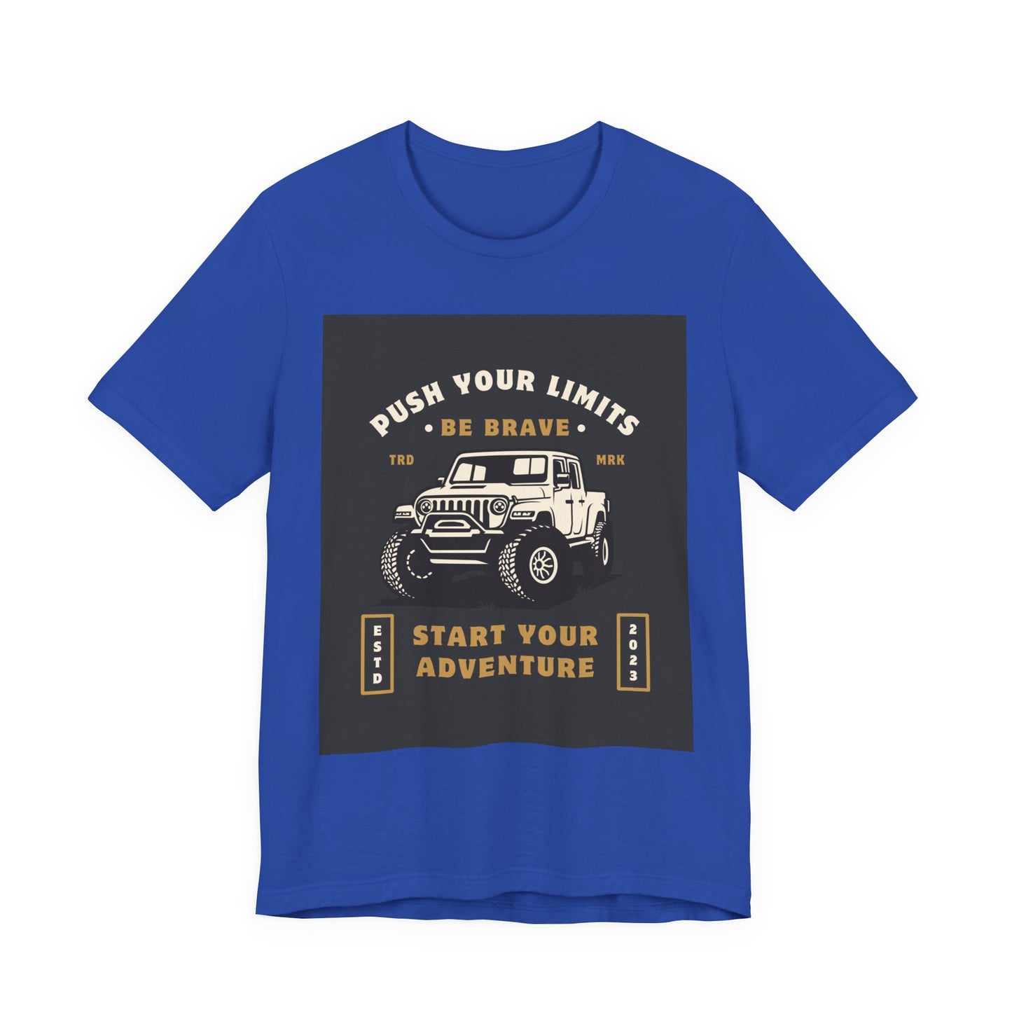 Push Your Limits Adventure-Inspiring Unisex Jersey Tee, Outdoor Shirt, Motivational T-Shirt, Gift for Adventurers, Hiking Apparel, Travel Tee