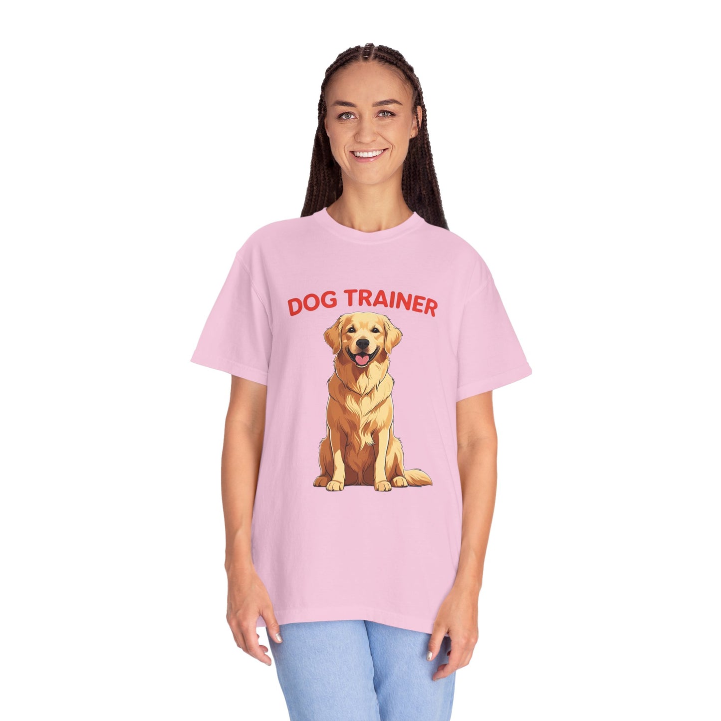 Dog Trainer Unisex Garment-Dyed T-Shirt | Perfect Gift for Dog Lovers, Pet Owners, Trainers, Birthdays, and Everyday Use