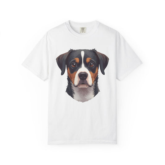 Unisex Tricolor Dog's 3D Design T-Shirt, Gift for Dog Owners, Animal Lover Apparel