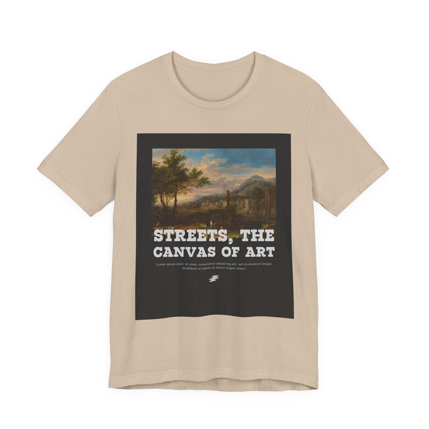 Artistic Graphic Tee - Streets, the Canvas of Art | Unisex Short Sleeve Shirt, Gift for Artists, Art Lovers, Casual Wear, Unique Gifts