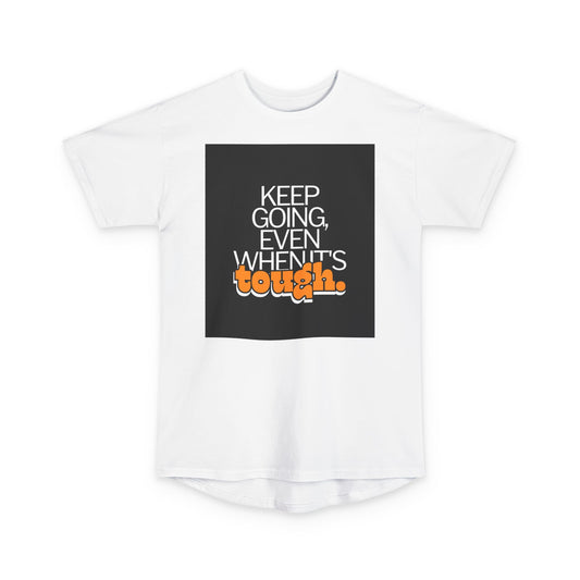 Keep Going Even When ITs Tough Motivational Urban Tee, Inspirational Apparel, Gift for Fitness Lovers, Casual Style Top, Everyday Wear