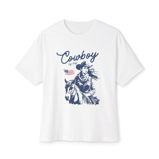 Cowboy Graphic Tee, Unisex Oversized T-Shirt, Vintage Western Shirt, Casual Cowboy Apparel, Perfect Gift for Rodeo Lovers