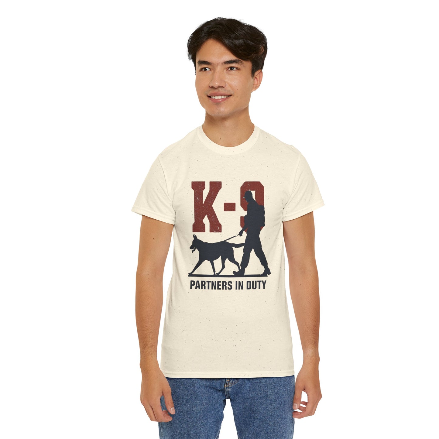 K-9 Partners in Duty Tee, Dog Handler T-Shirt, Dog Lover Tee, Police Dog Apparel, Dog Owner T-Shirt