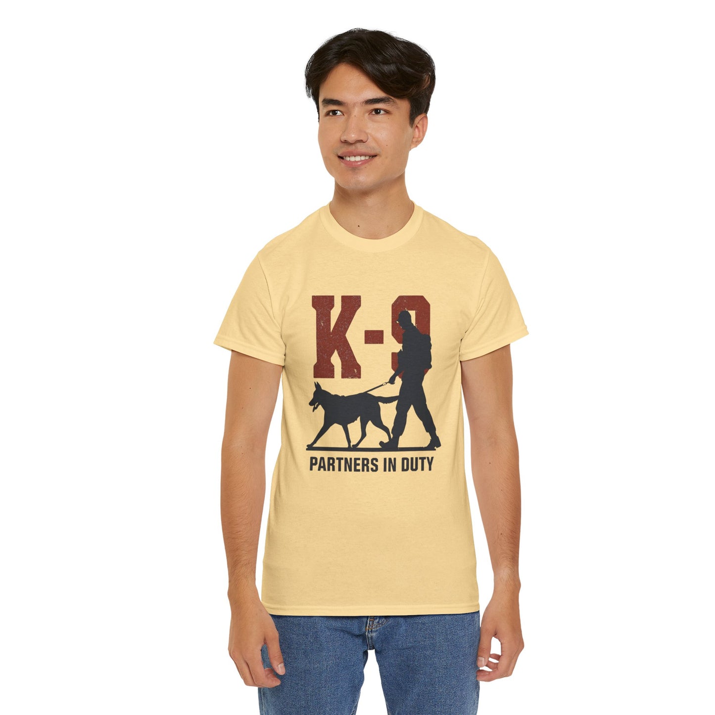 K-9 Partners in Duty Tee, Dog Handler T-Shirt, Dog Lover Tee, Police Dog Apparel, Dog Owner T-Shirt