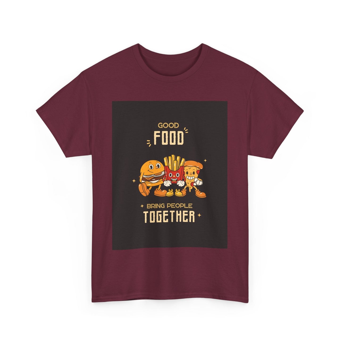 Good Food Unisex Tee | Fun Foodie Shirt, Gift for Food Lovers, Casual Wear, Kitchen Humor, BBQ Party
