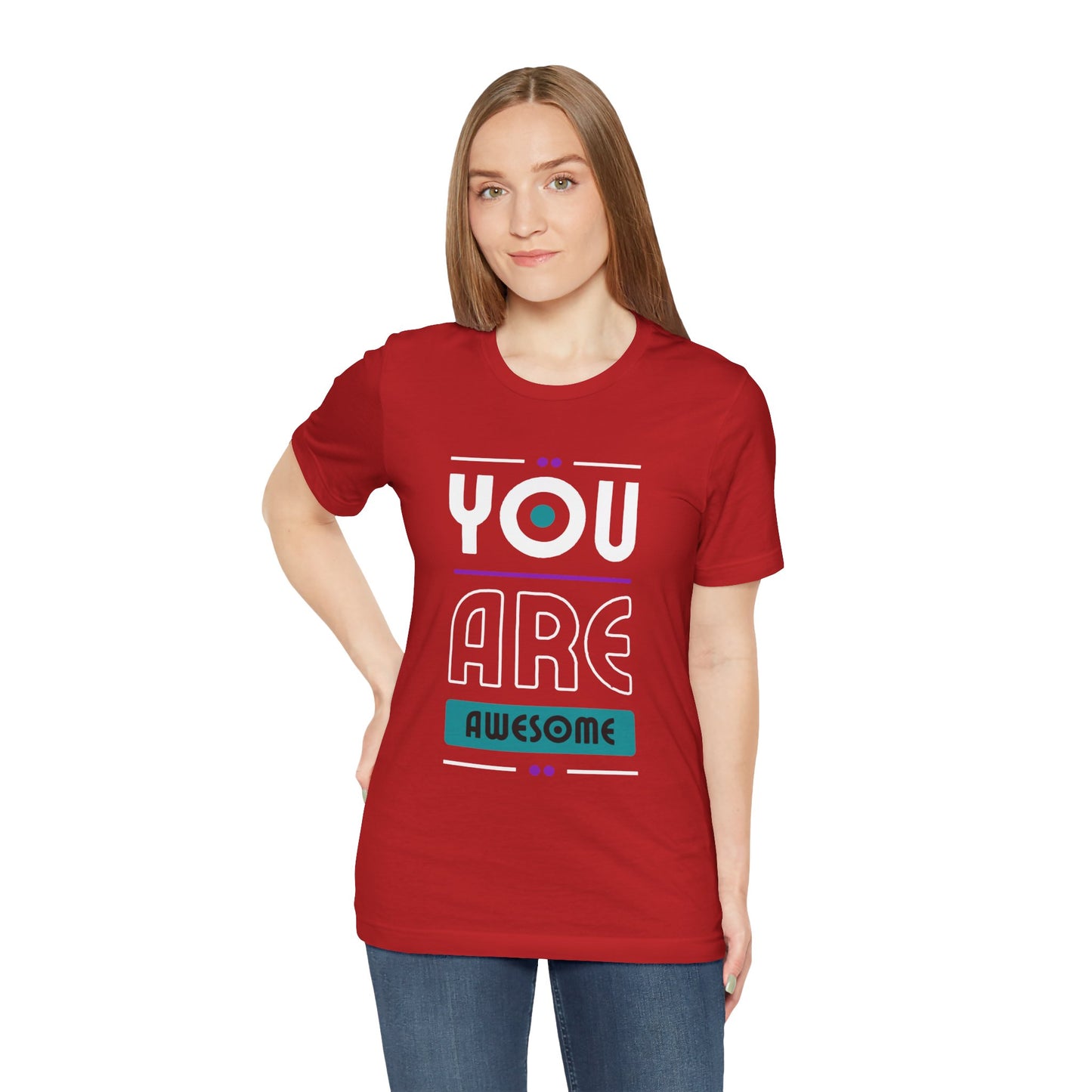 You Are Awesome Tee, Unisex Inspirational T-Shirt, Motivational Gift, Casual Wear, Birthday Gift, Summer Outfit