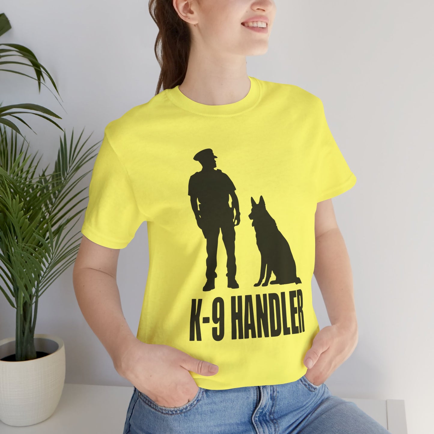 K9 Handler Unisex Tee, Dog Lover Gift, Pet Handler Shirt, Animal Advocate Apparel, Canine Enthusiast Top, Training Gear