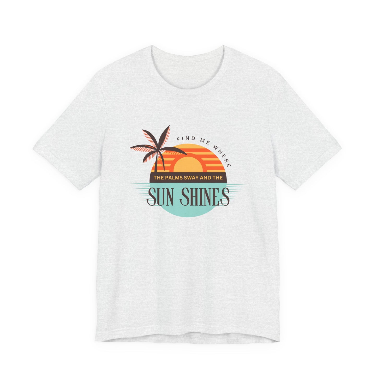 Tropical Vibes Tee - Relaxing Beach Sunset Design for Travelers and Summer Lovers, Perfect Gift for Vacations, Beach Days, and Casual Style